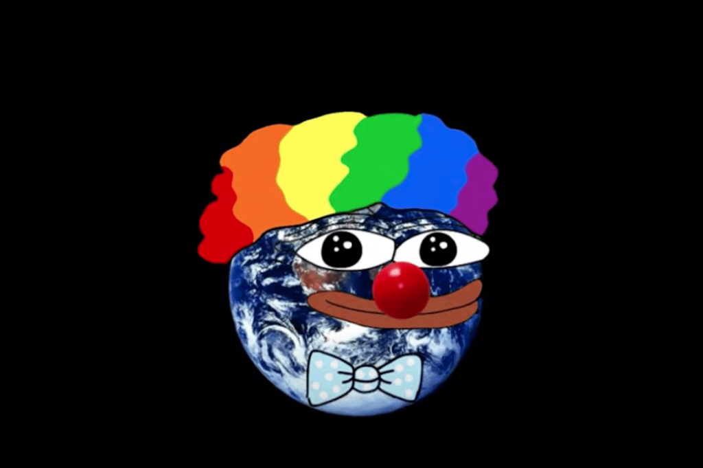 Пепе ворлд. Clown World. Пепе клоун. Clown World Pepe. Пеппа клоун.