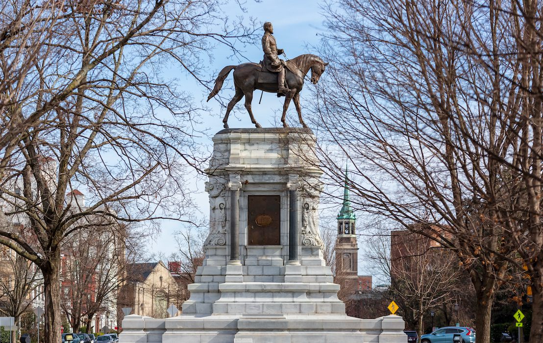 Richmond,,Virginia,/,Usa,-,3/7/2019:,Robert,E.,Lee,Monument.