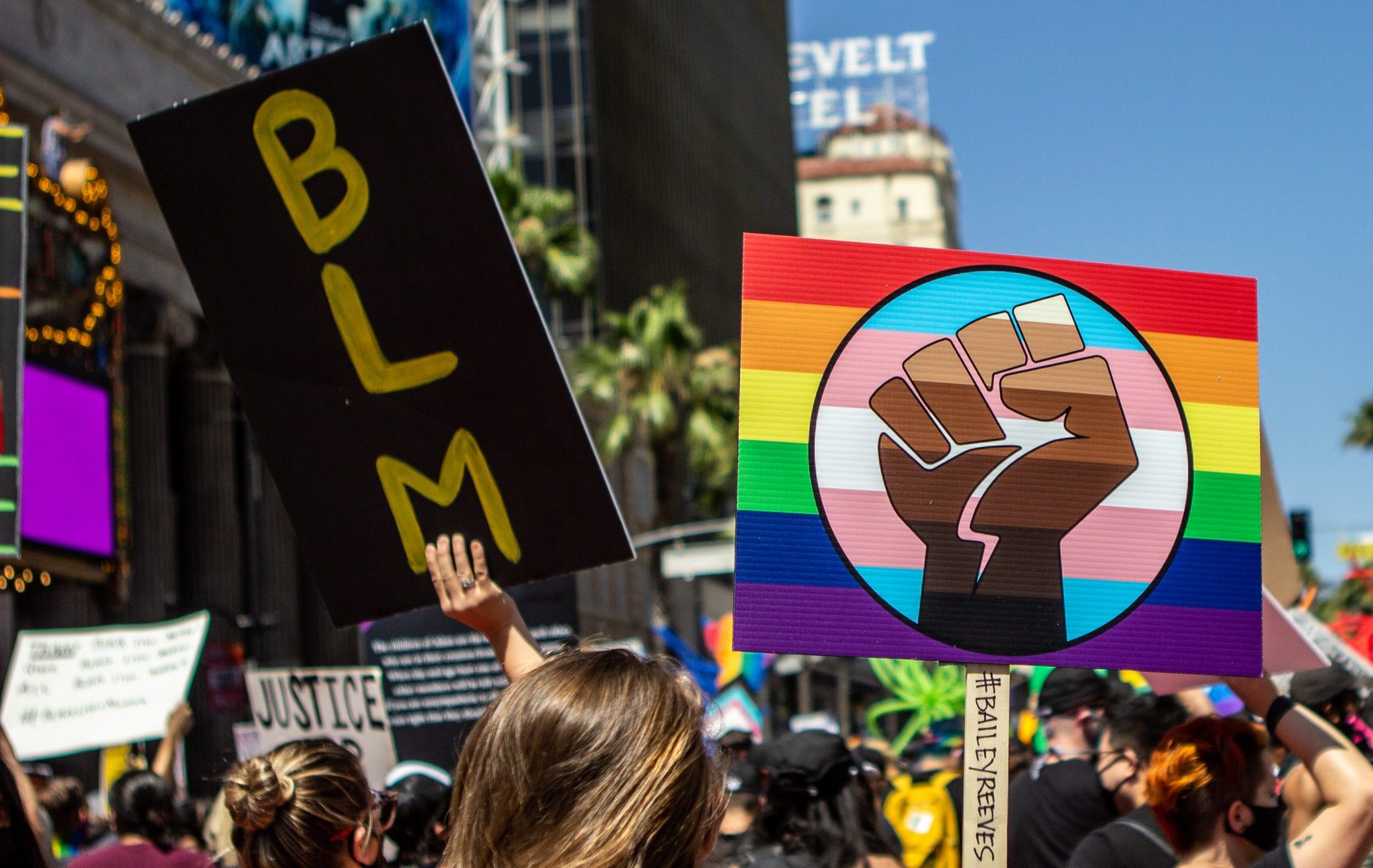 Los,Angles,,Ca,/,Usa,-,June,14,,2020:,Protesters