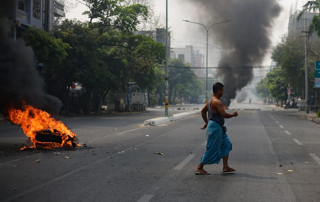 Protest,In,Mandalay,myanmar:people,Of,Myanmar,Protest,Calling,For,Freedom,And