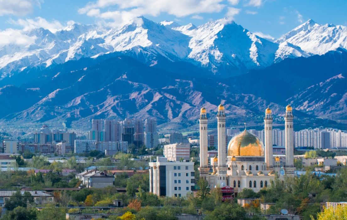 Almaty/kazakhstan,-,Sep,2018:,The,Modern,Mosque,With,Golden,Domes