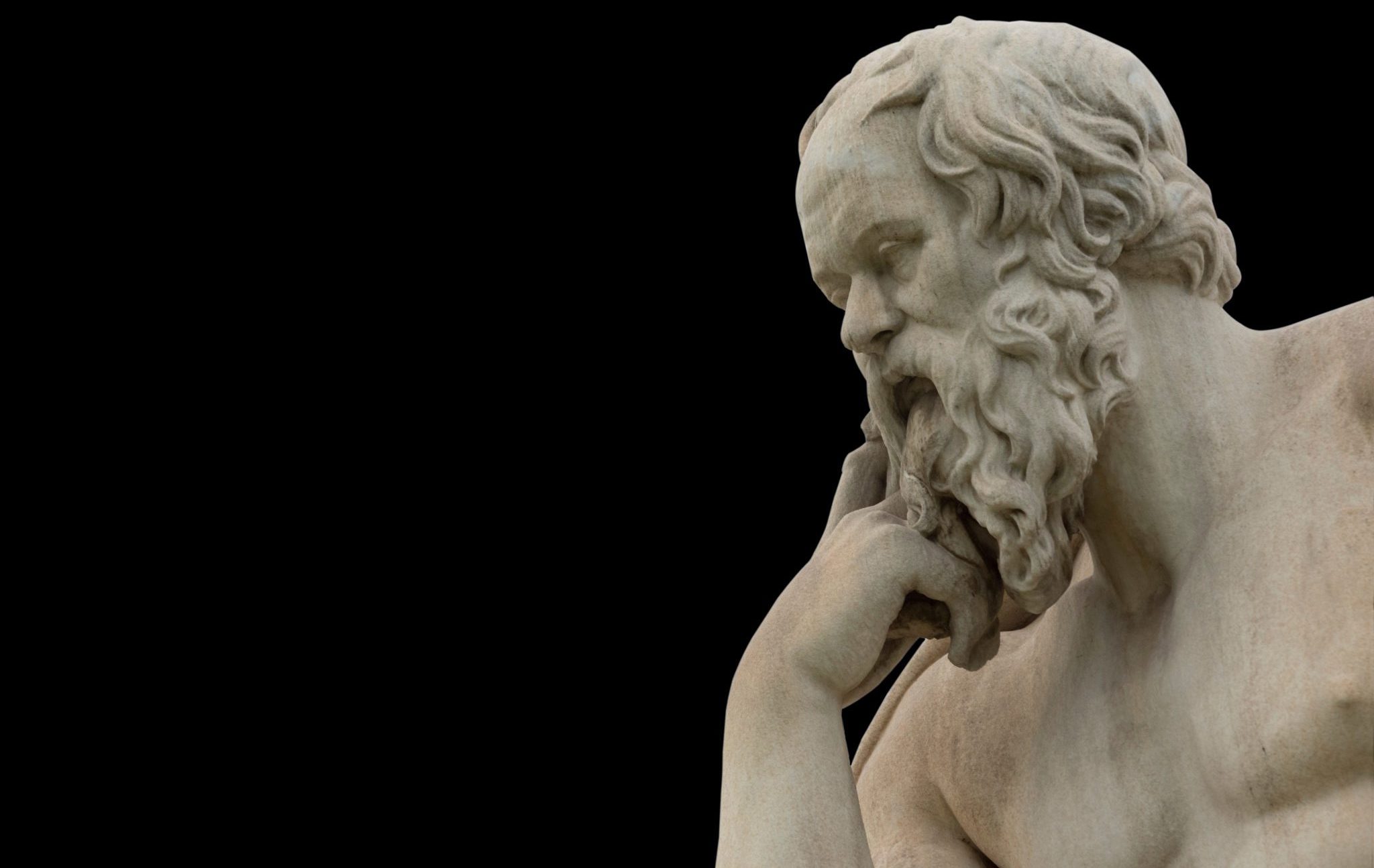 Classic,Statue,Of,Socrates,Close,Up