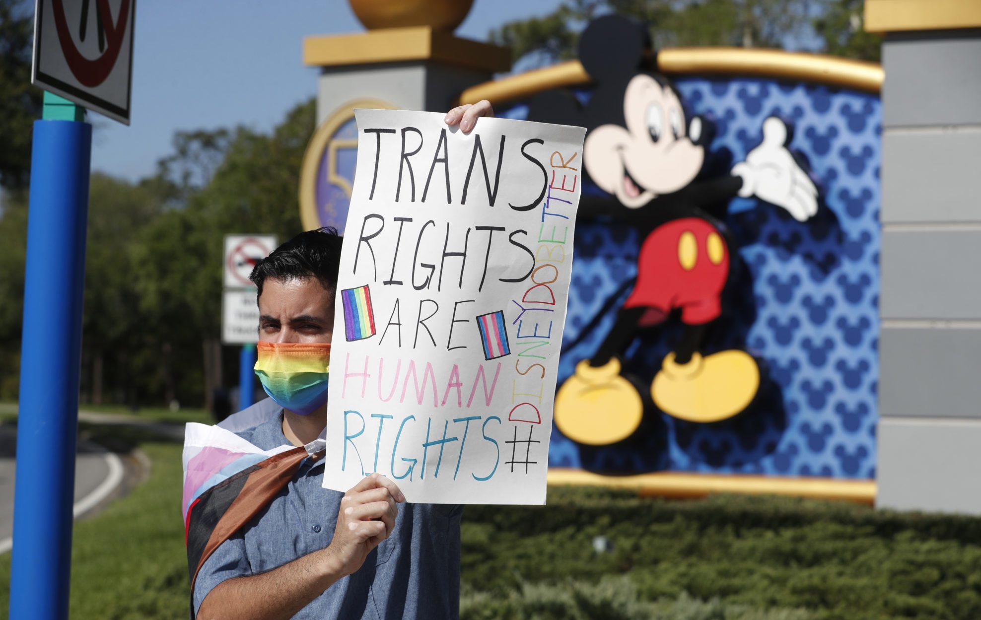 Disney Employees Stage Walkout Over Florida's 'Don't Say Gay' Bill