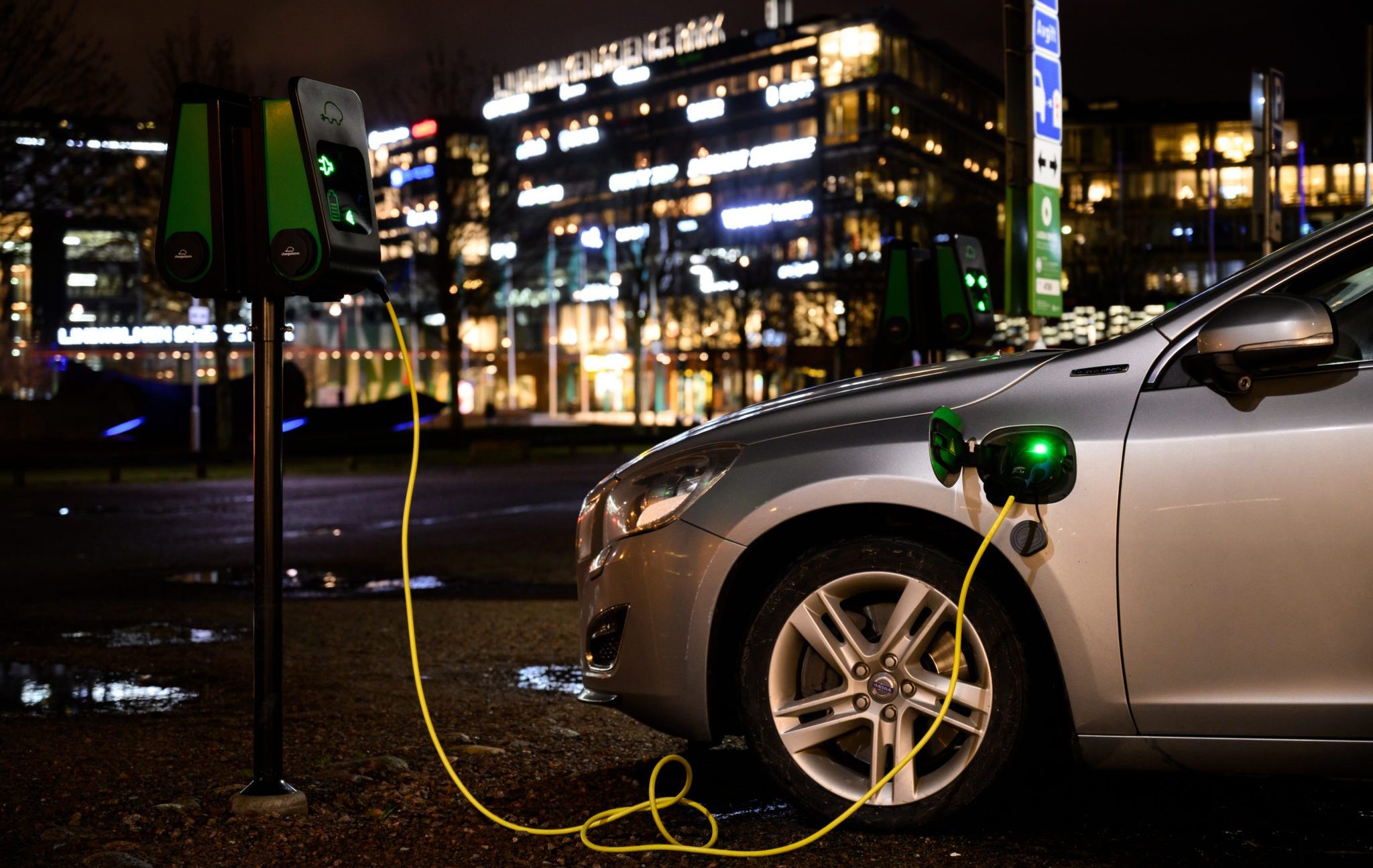Gothenburg,,Sweden,,02,02,2020:,A,Volvo,Electric,Car,Is