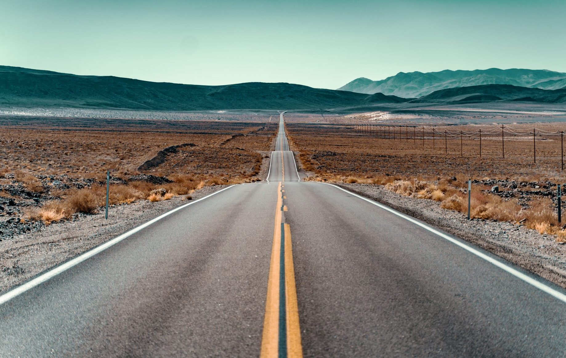 Route,66,Empty,Street,In,California