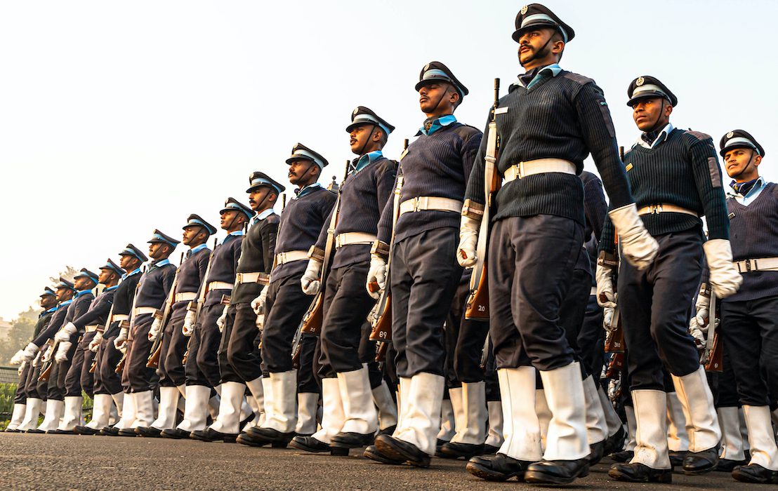 January,2021,Delhi,india.,Indian,Air,Force,Rehearsing,For,Indian,Republic