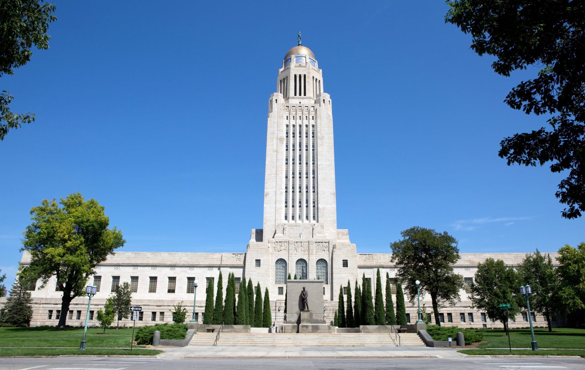 Nebraska,State,Capitol,Building,Located,In,Lincoln,,Nebraska,,Usa.