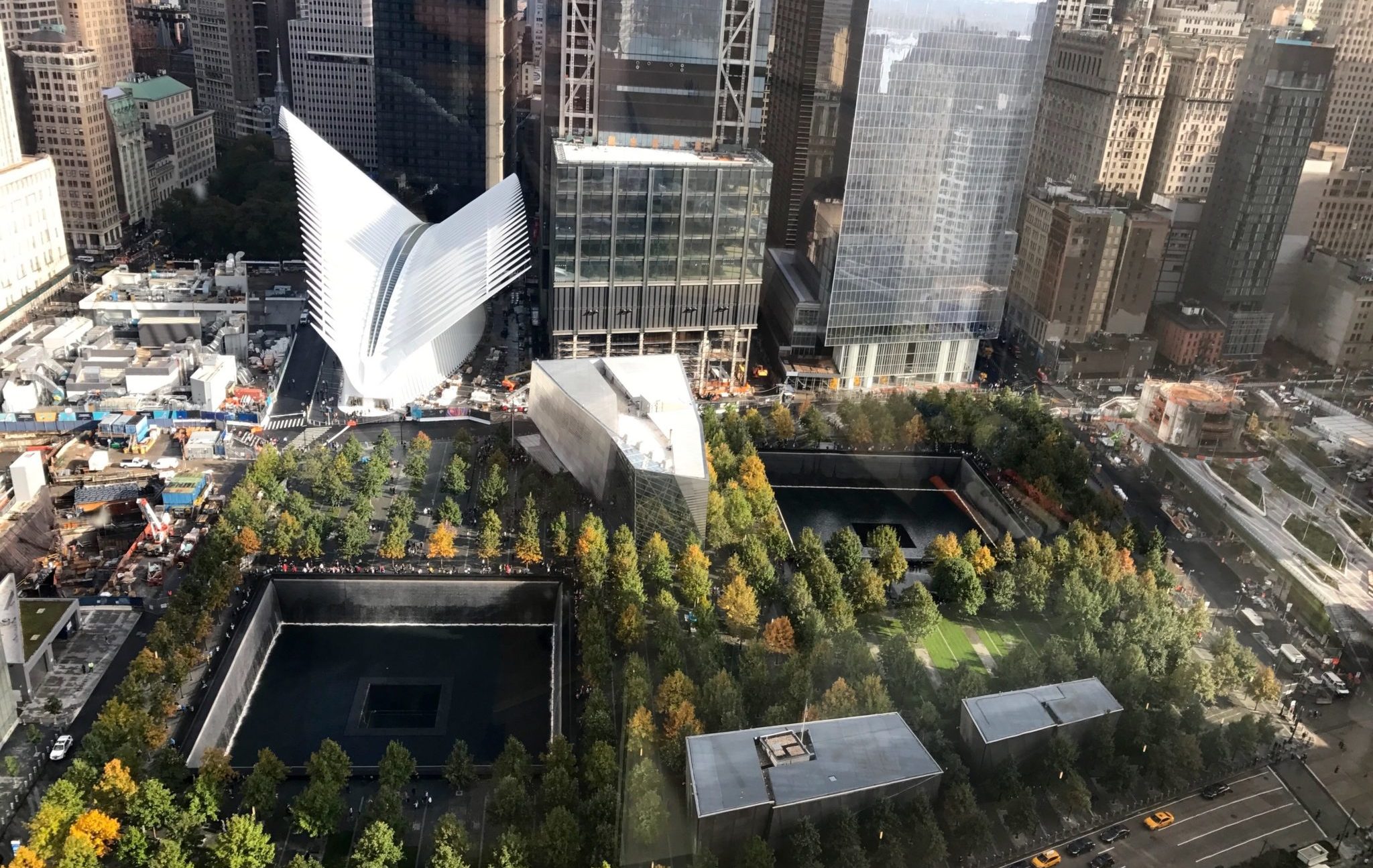 New,York,City,-,September,11,2016:,Aerial,View,Over