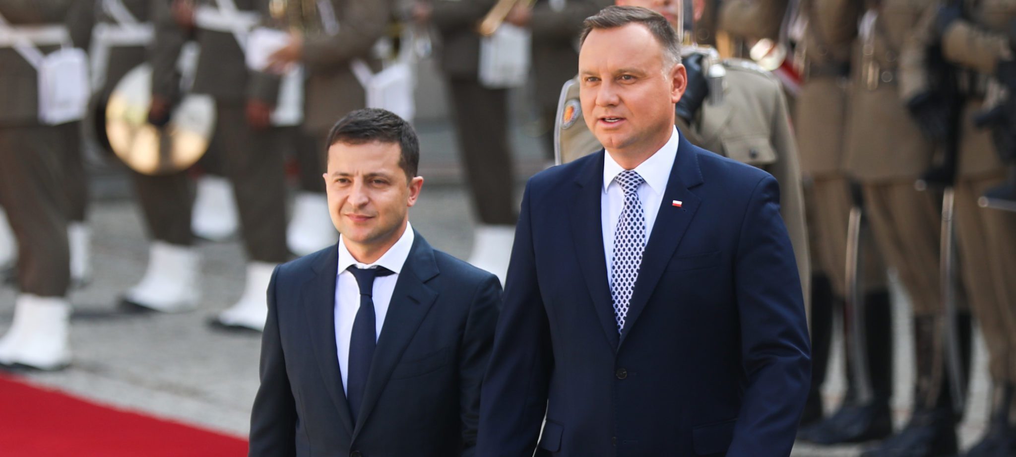 Ukrainian President Zelensky Meets Polish President Duda In Warsaw