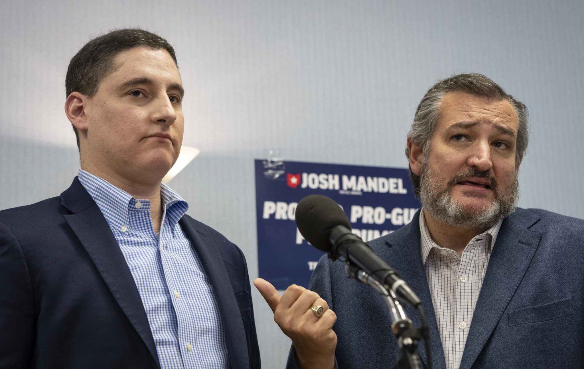 Ted Cruz Joins Ohio Senate Candidate Josh Mandel At Campaign Rally