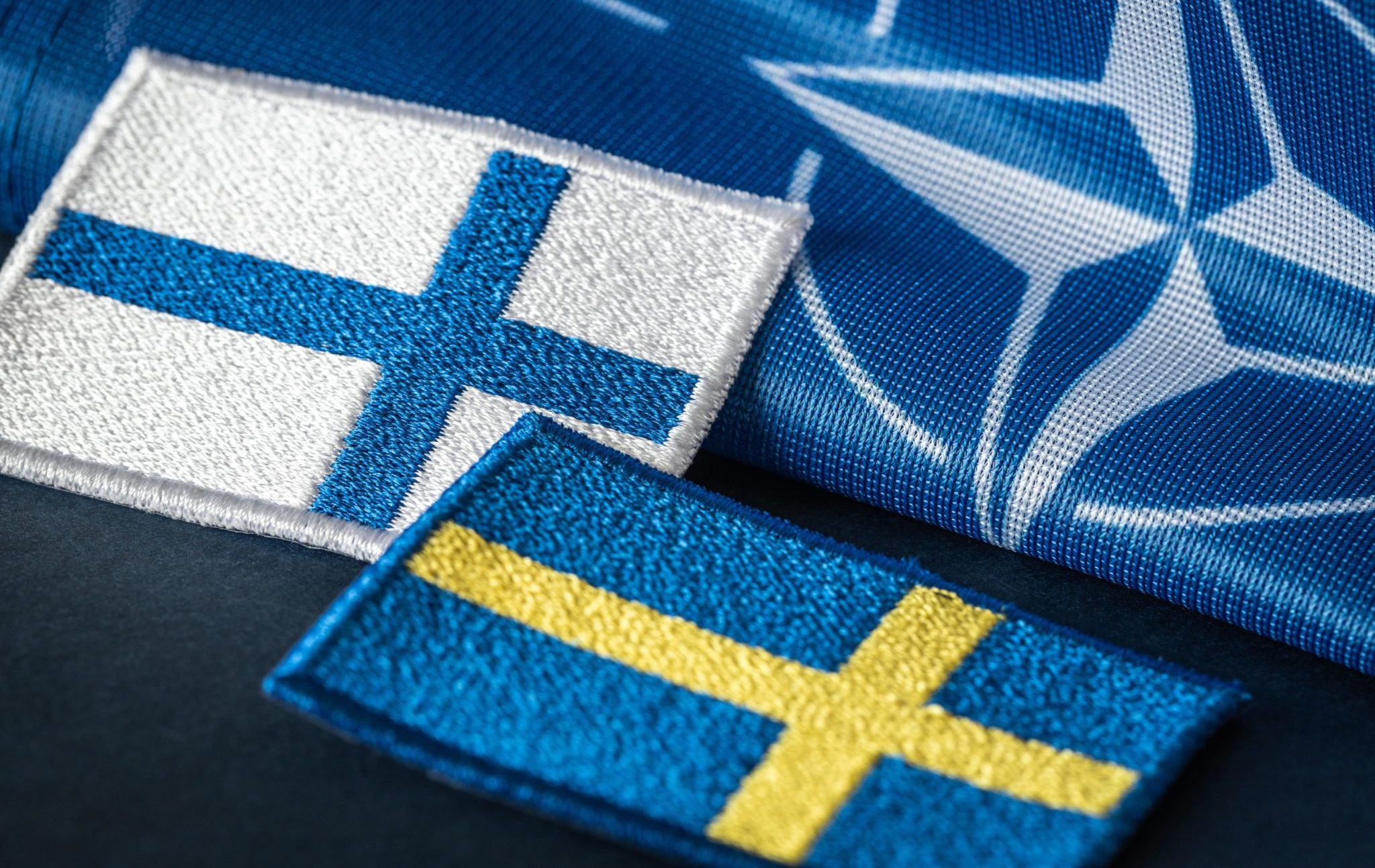 May,12.,2022.,Flags,Of,Nato,,Finland,And,Sweden,Applying
