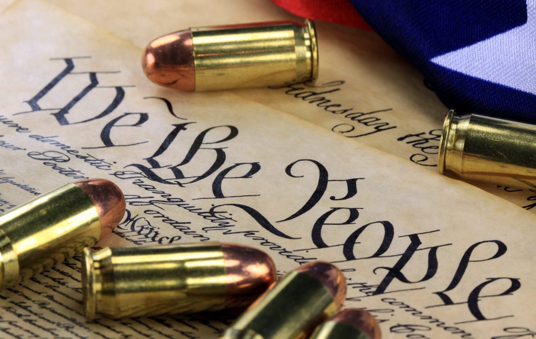 Ammunition,And,American,Flag,On,Us,Constitution,-,History,Of