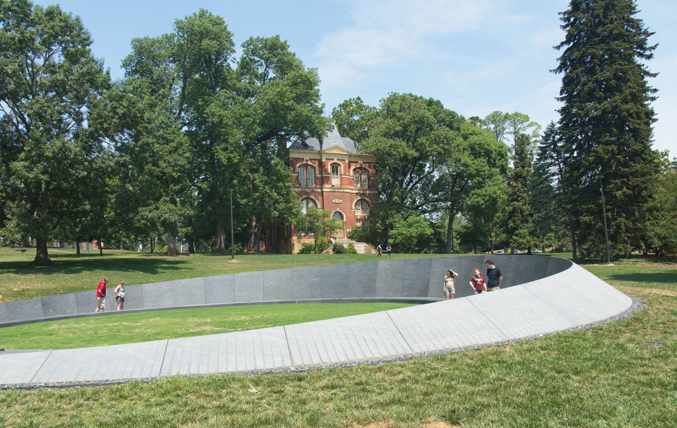 Memorial to Enslaved Laborers on the campus of the University of Virginia; Charlottesville; Virginia