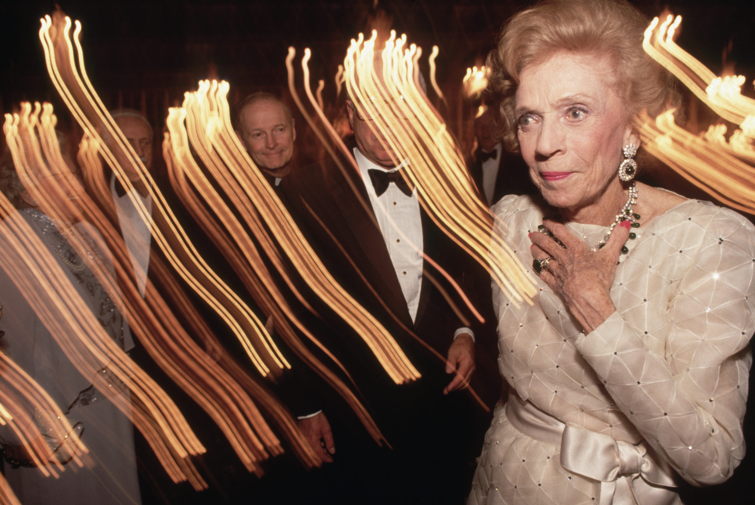 Author Brooke Astor While Attending Formal Birthday Party