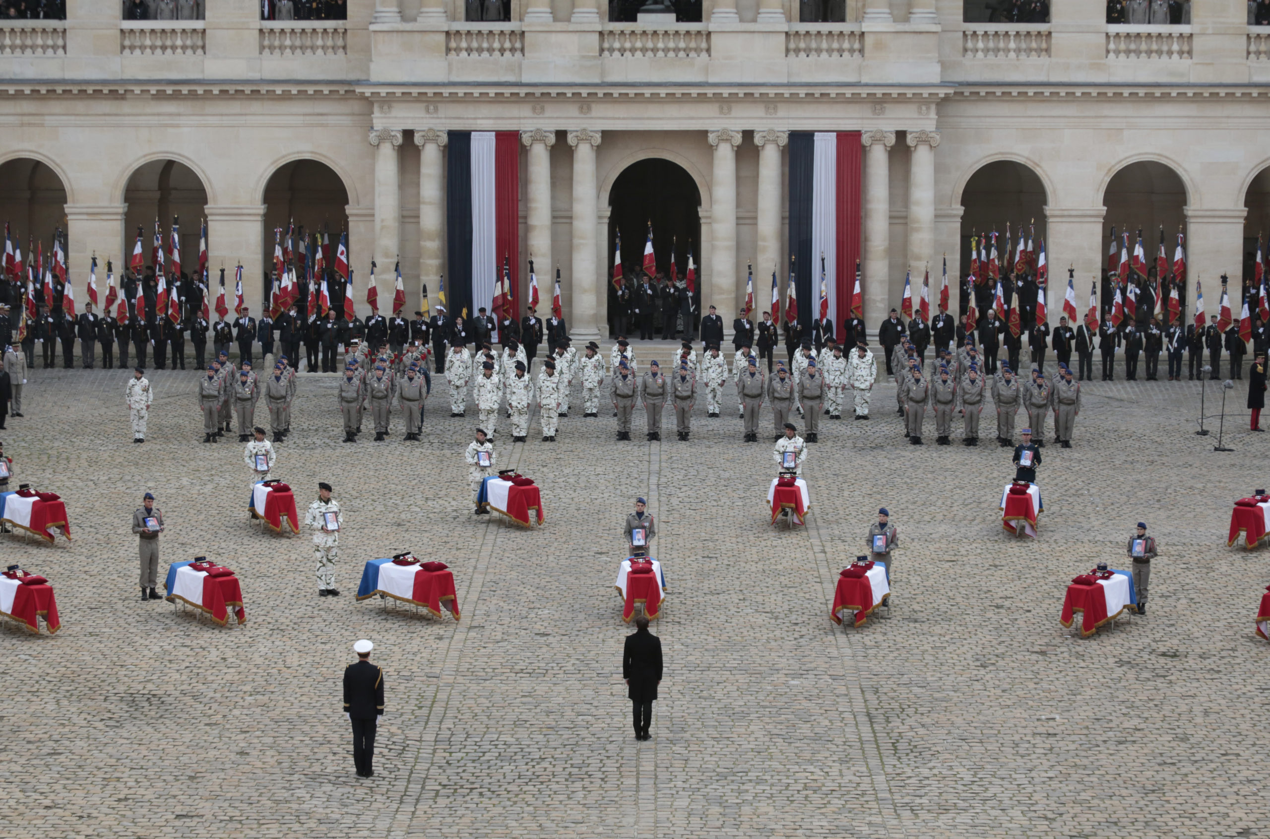 France National Tribute To French Soldiers Killed In Mali At Les Invalides