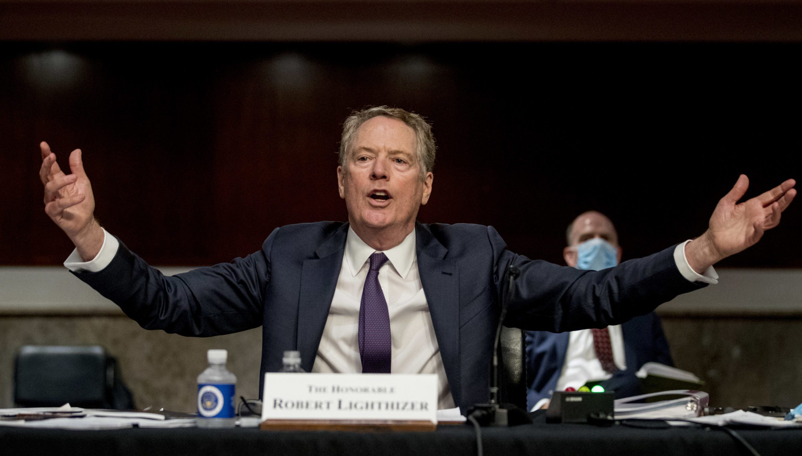 US Trade Rep Robert Lighthizer Testifies On Trump's Trade Policy Before Senate Finance Committee