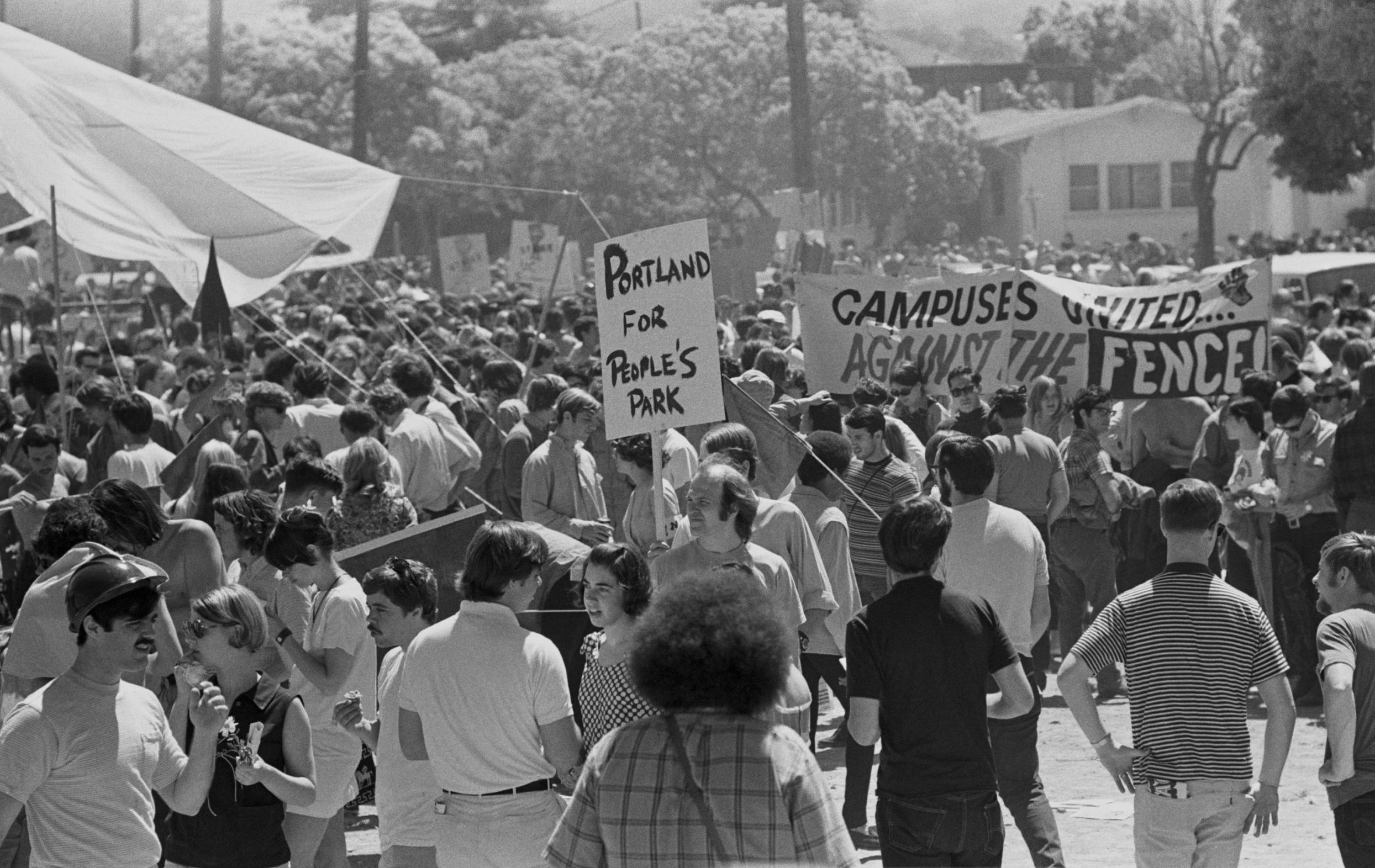 Rally at People's Park Annex