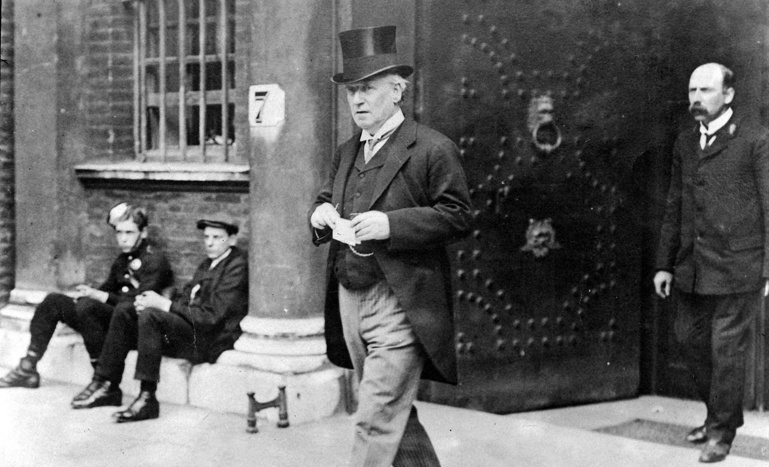 Liberal Prime Minister Herbert Asquith seen here in the days leading up to the declaration of war with Germany and the A