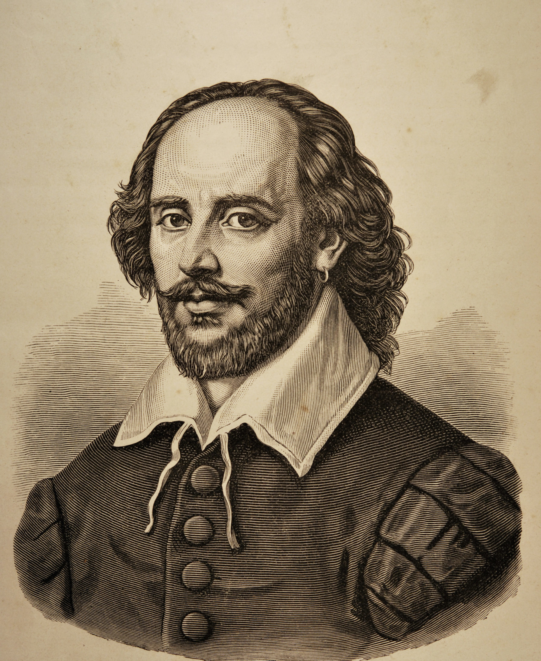 Illustration,Of,William,Shakespeare,Taken,From,The,"dramatic,Works,By