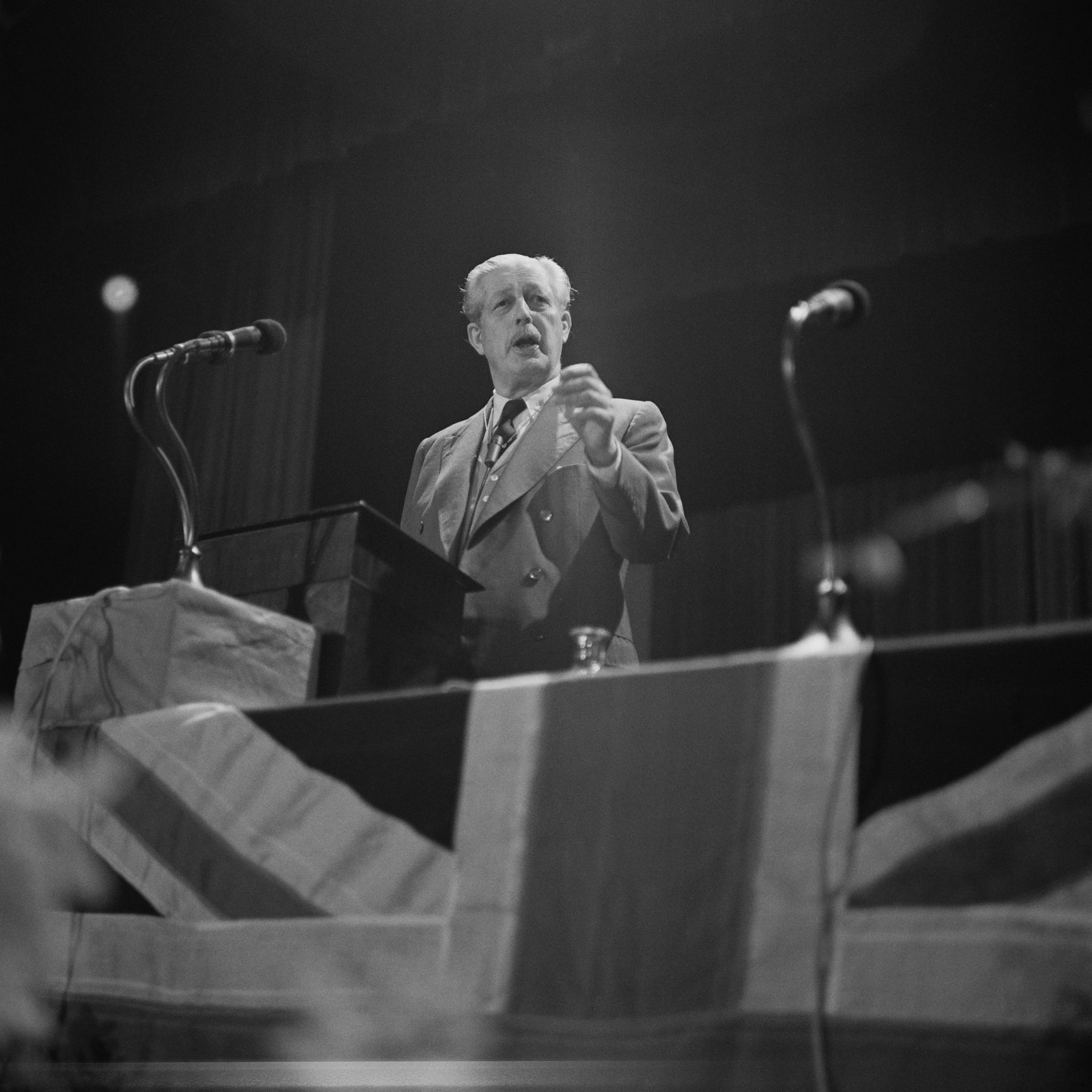 Harold Macmillan In Cardiff