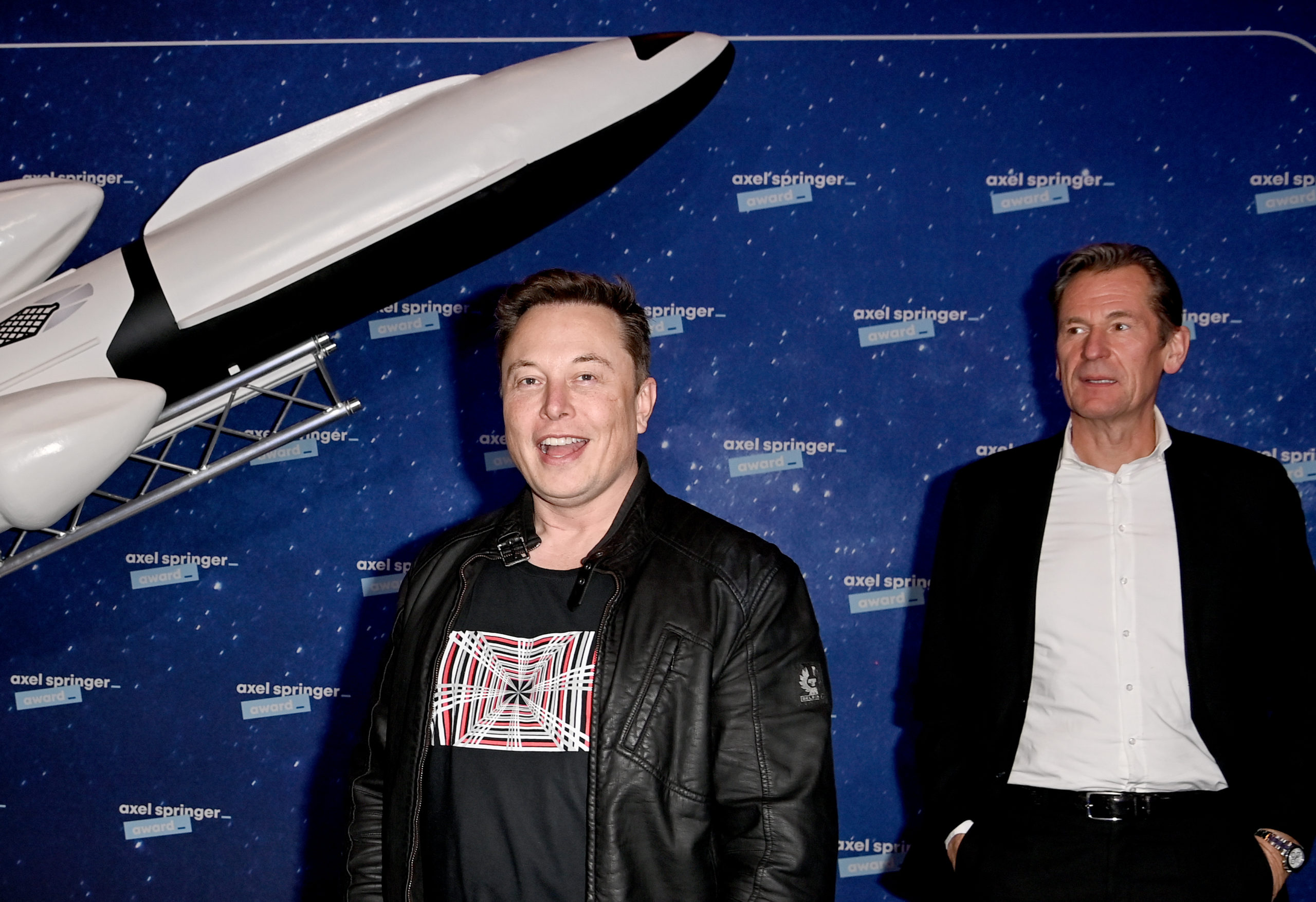 Elon Musk Awarded With Axel Springer Award In Berlin