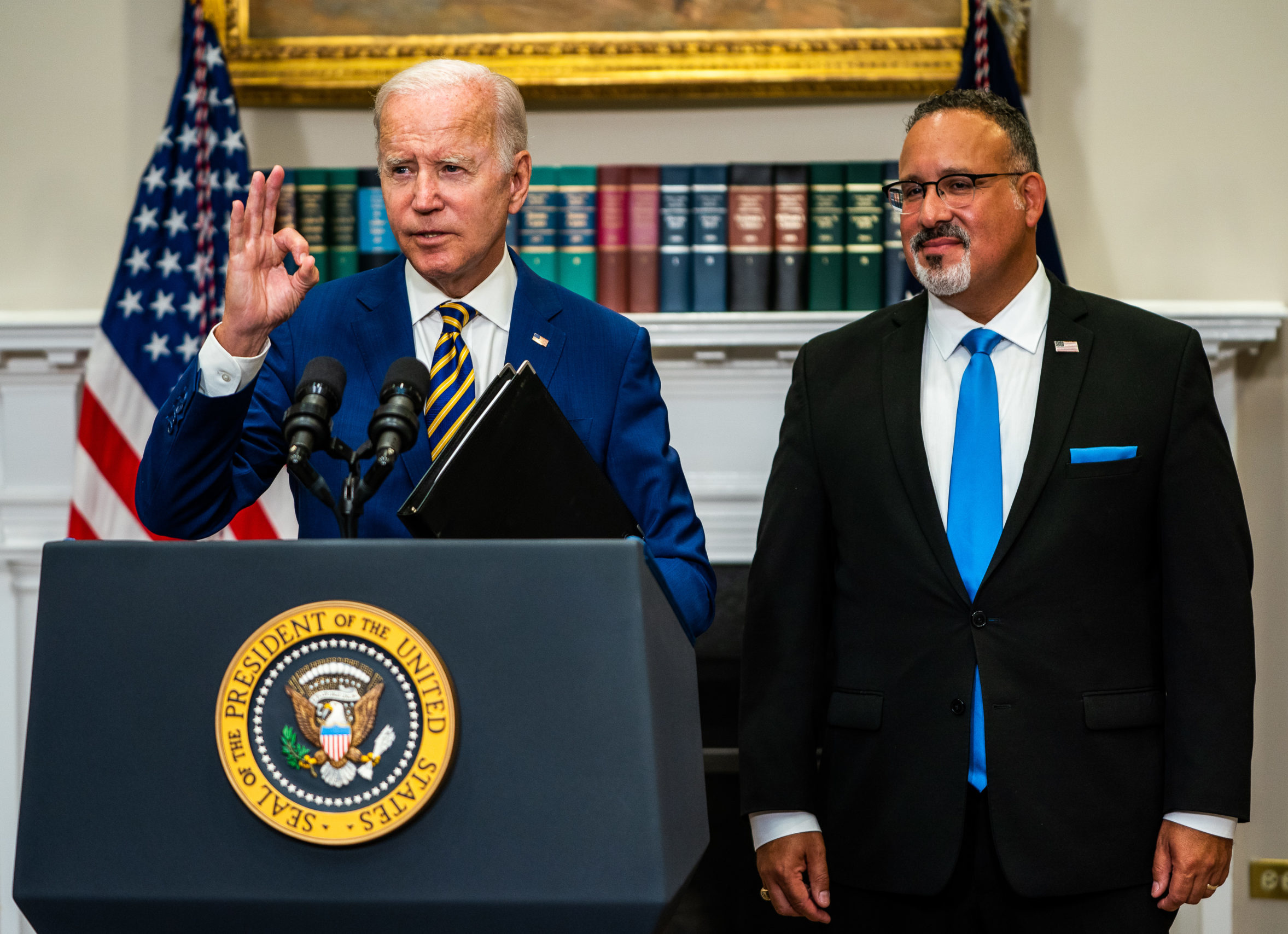 US President Joe Biden student loan debt forgiveness