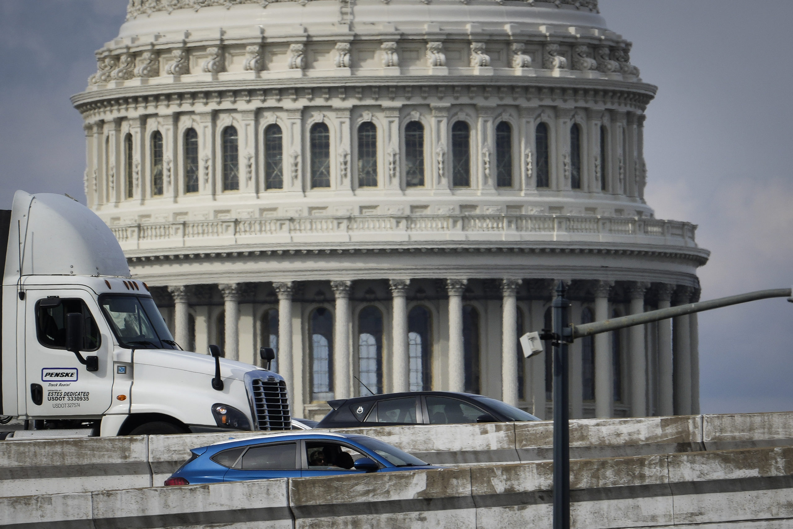 Truckers Convoy Causes Heavy Traffic On D.C. Area Highways