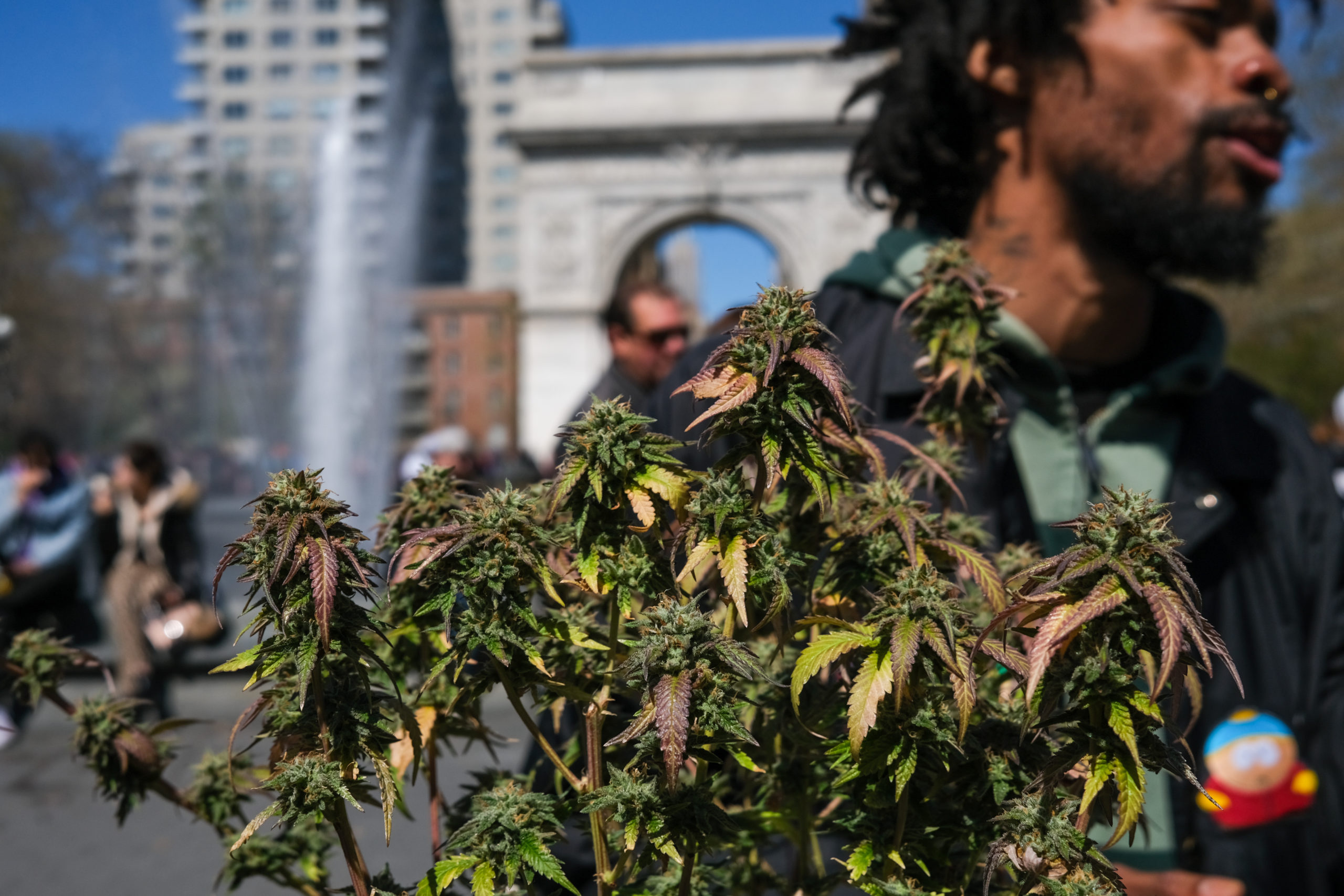 New Yorkers Celebrate 4/20 Day In Washington Square Park
