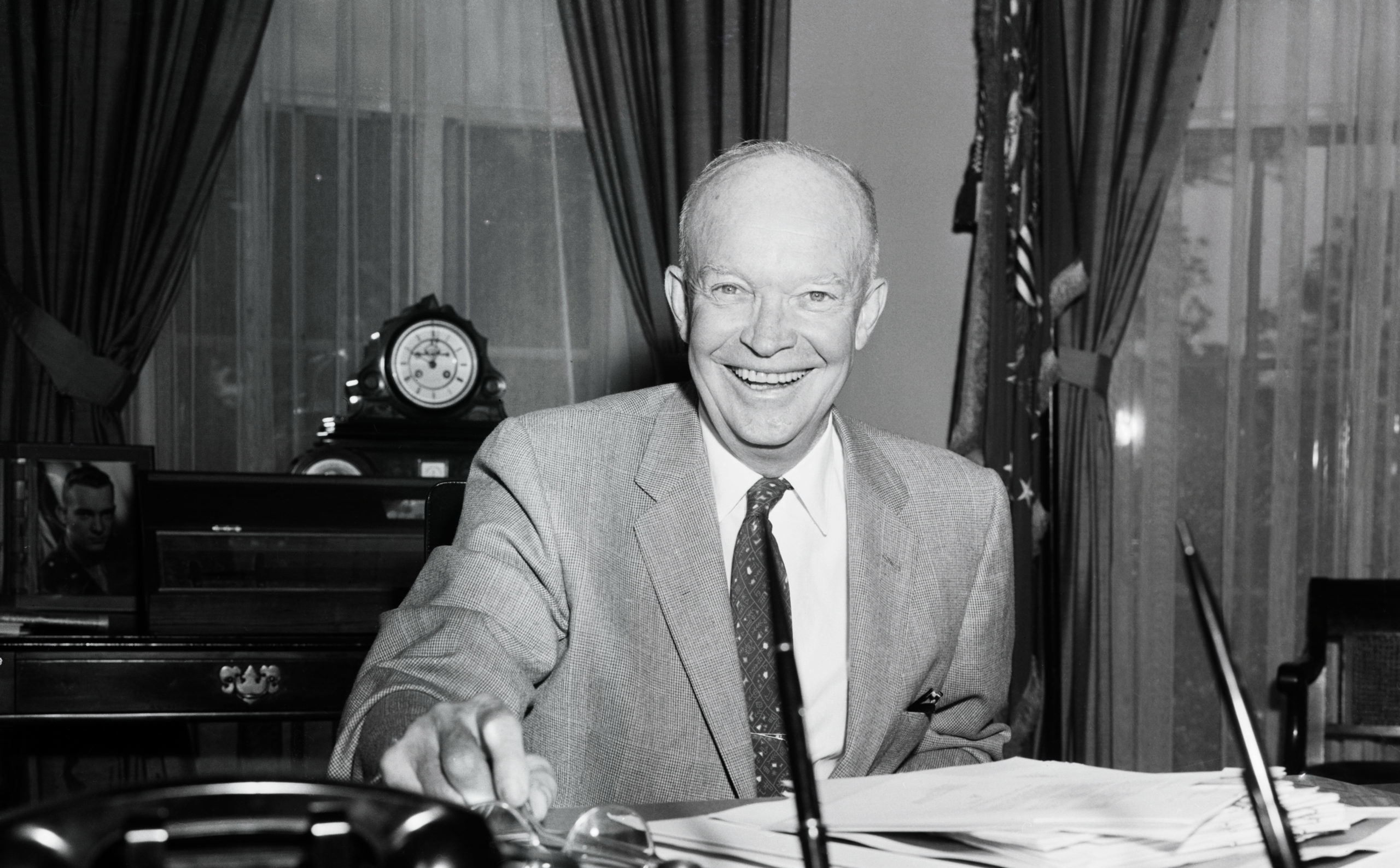 President Dwight Eisenhower at His Desk