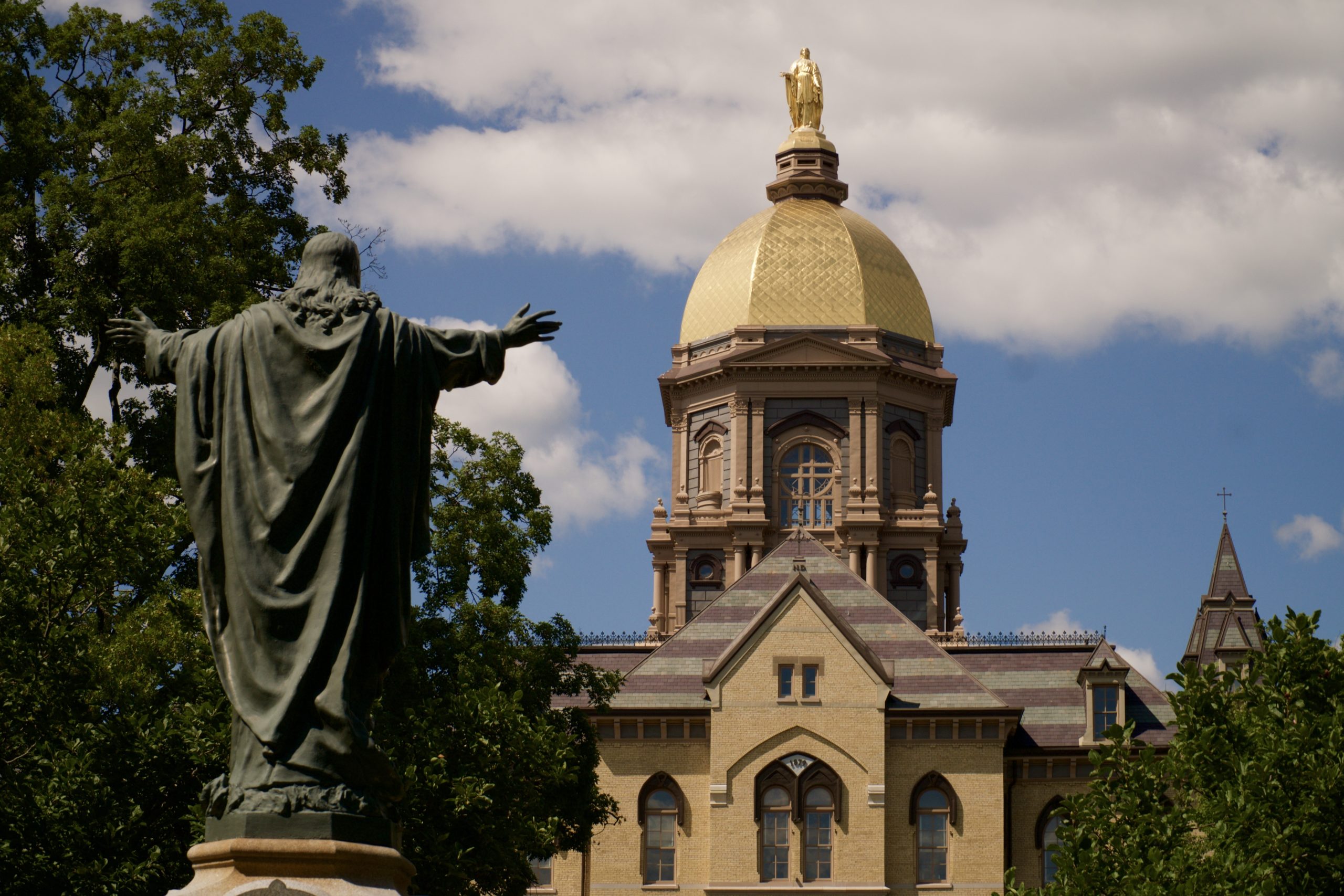 The,Golden,Dome,Atop,The,Main,Building,At,The,University