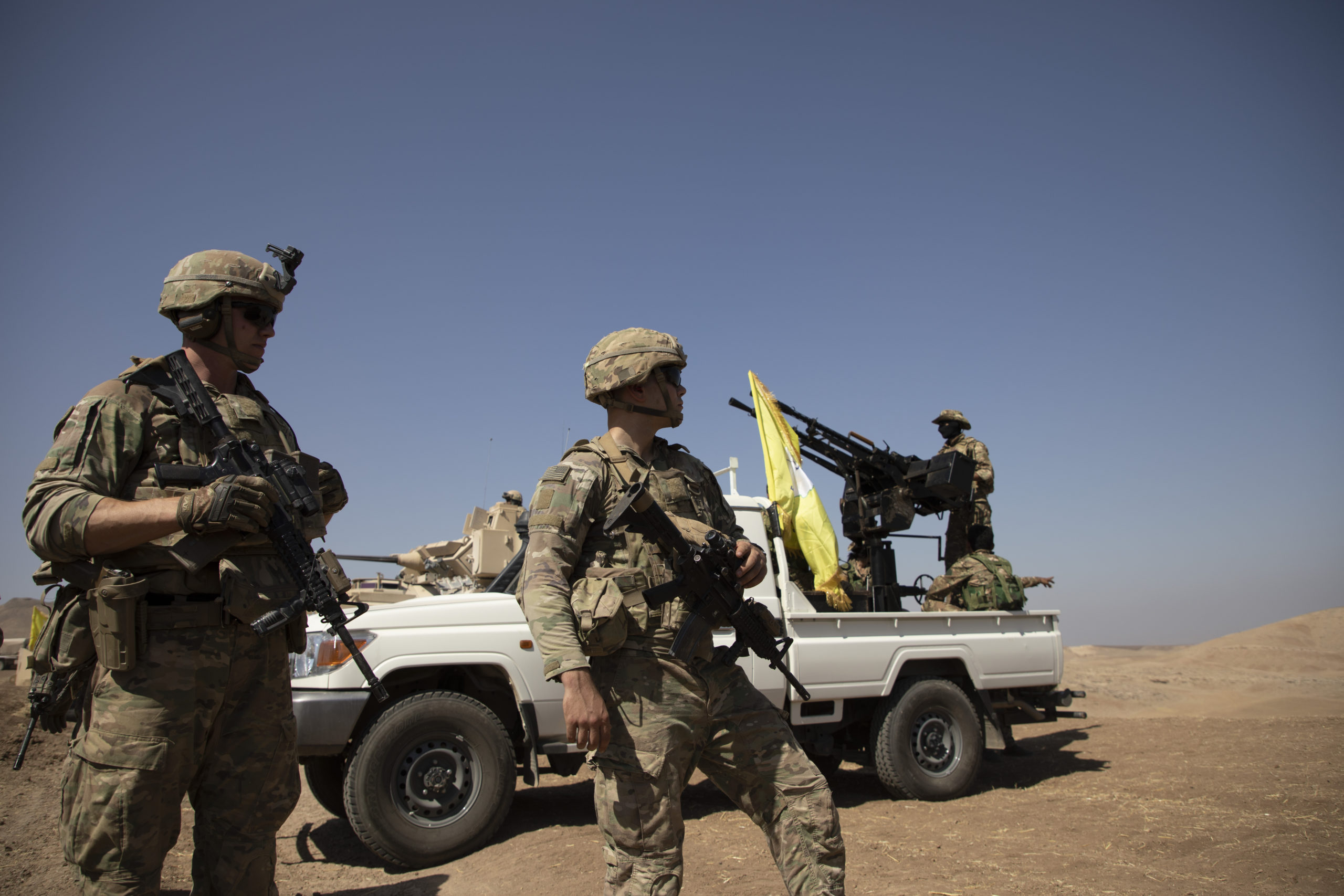 US troops train YPG/PKK in Syria
