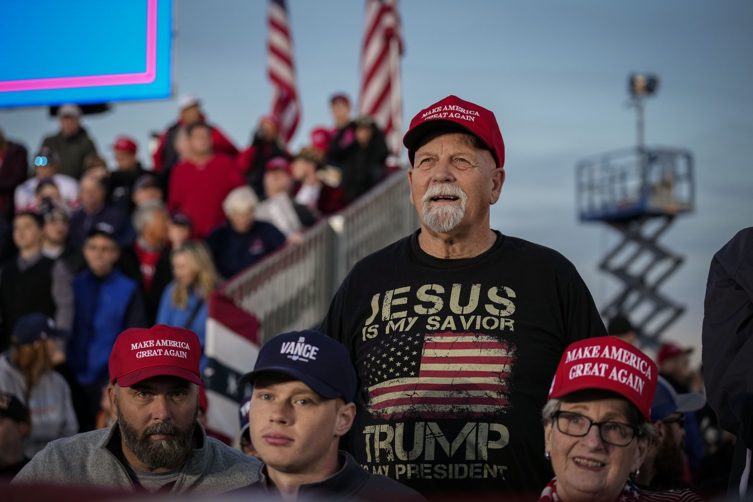 Former President Trump Holds Rally In Support Of Ohio Senate Candidate JD Vance