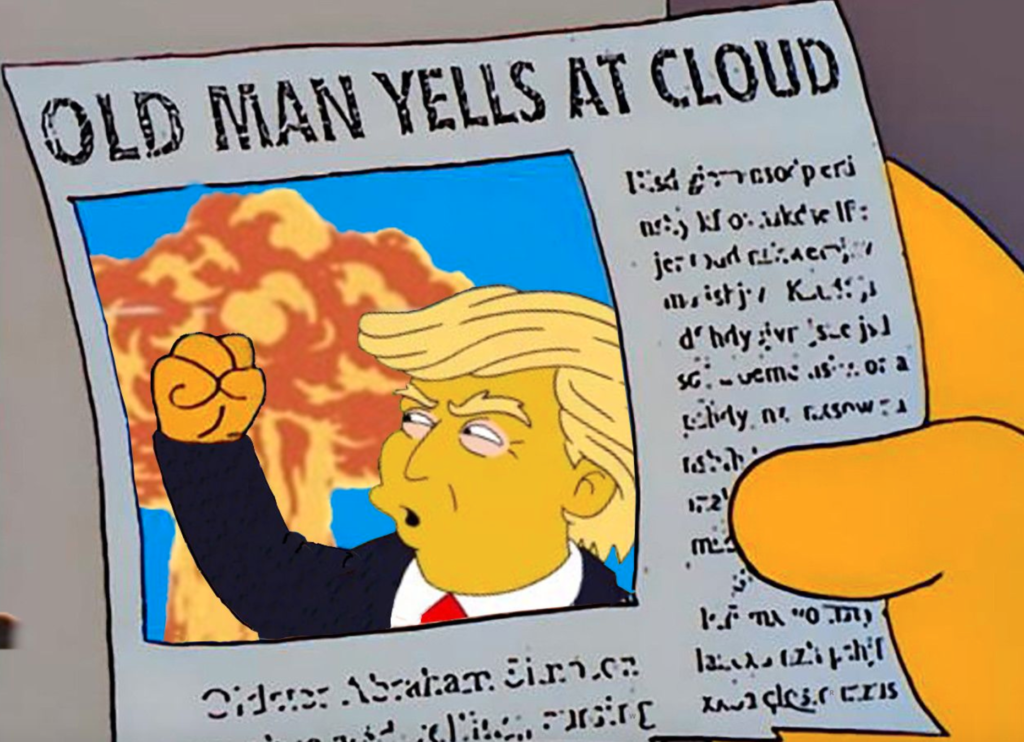 Old Mar-A-Lago Man Yells At Cloud