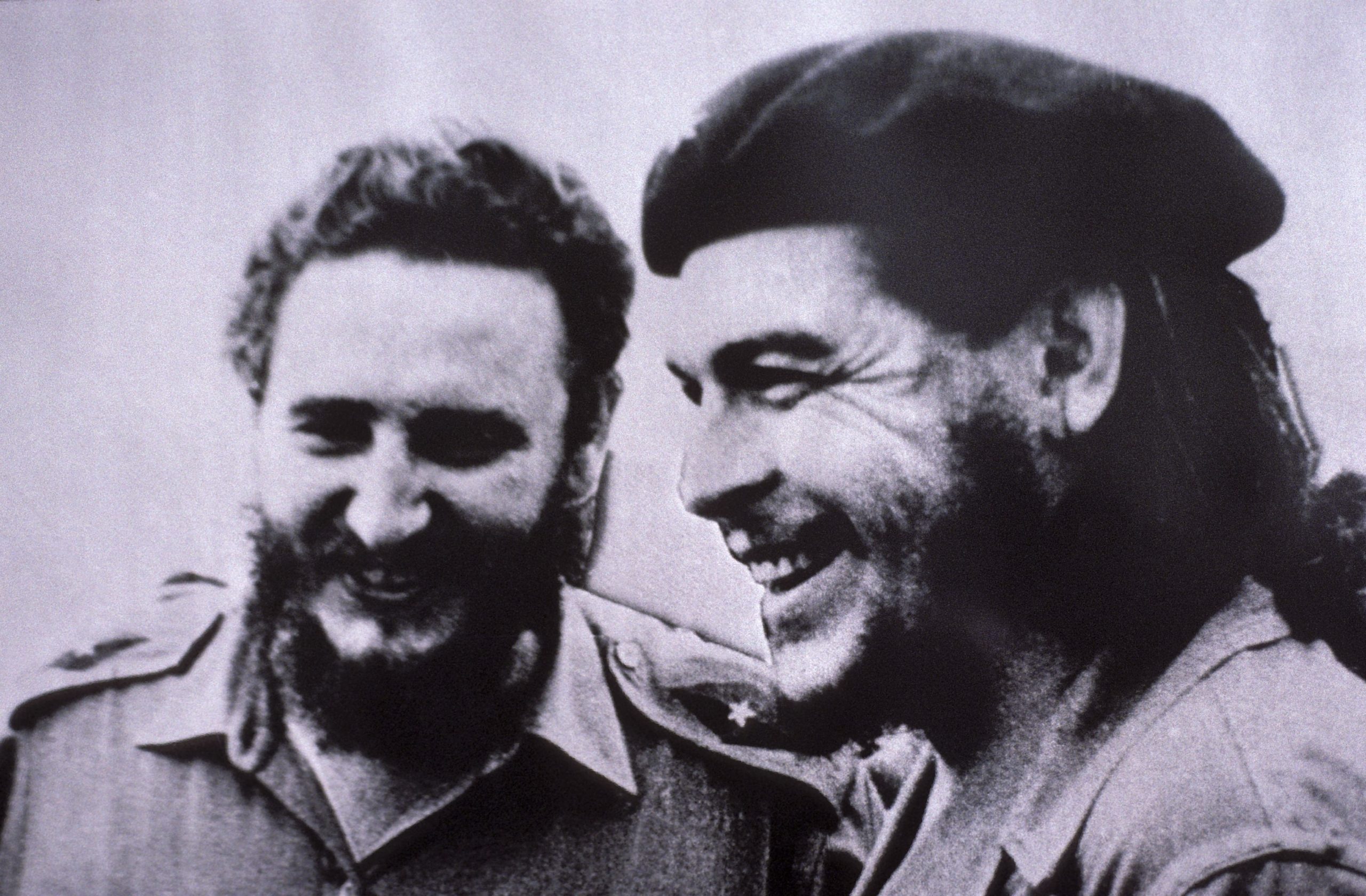 Portrait Of Fidel Castro And Ernesto Che Guevara In Havana, Cuba -