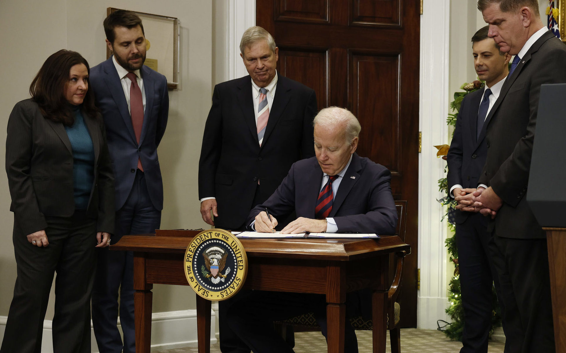 President Biden Signs Resolution To Avert Nationwide Rail Strike