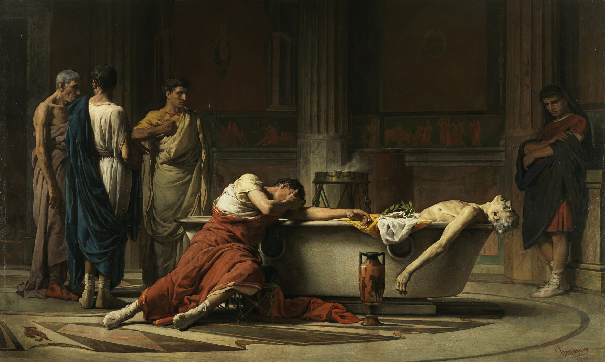 The death of Seneca, 1871