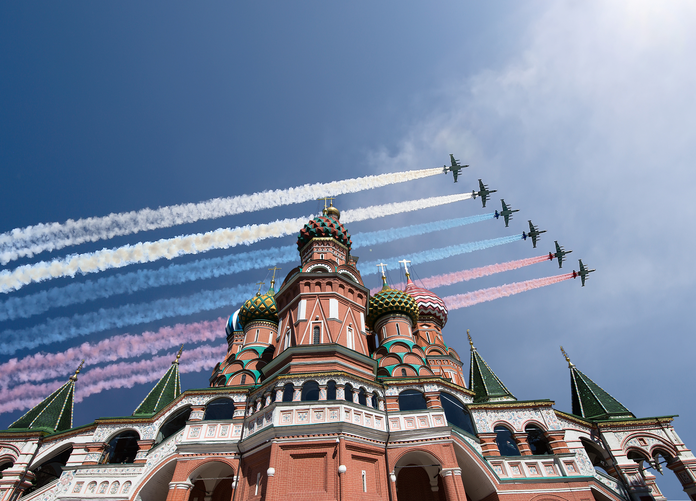 Moscow,,Russia,-,August,,06,2017:,Russian,Military,Aircrafts,Fly