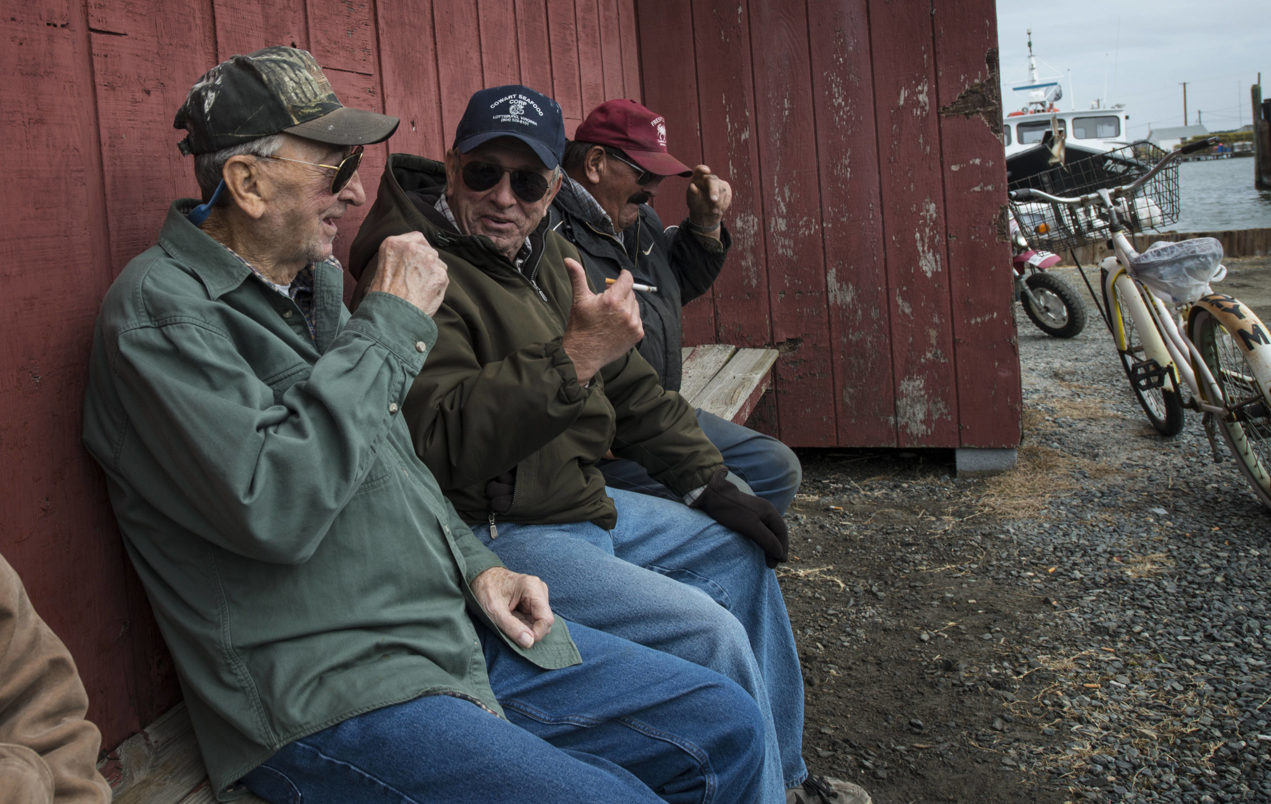 Press Conference AtTangier Island Concerning The Construction Of A Seawall/Jetty To Protect The Economically Important Harbor Of This Commercial Fishing CenterIn Virginia