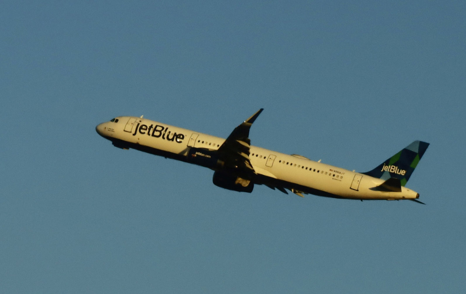 JetBlue Airplane at Newark Liberty Airport in New Jersey
