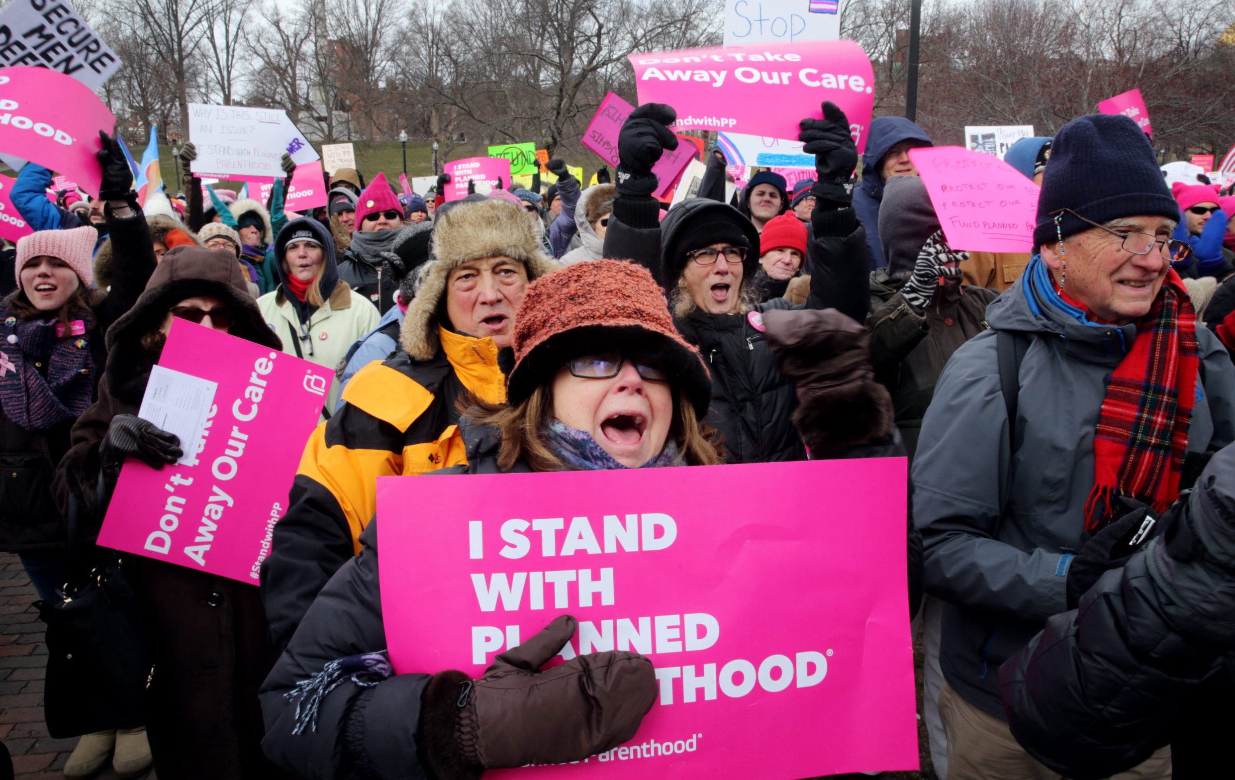 Stand With Planned Parenthood Rally In Boston