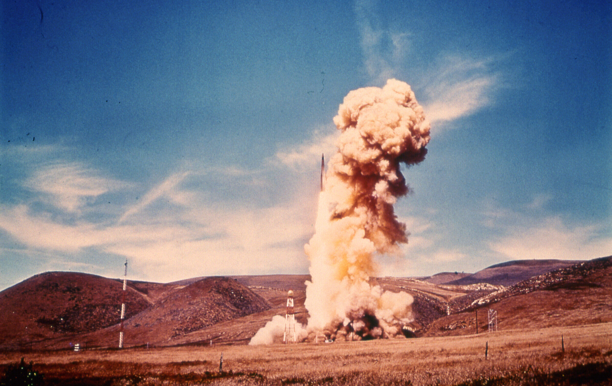 Minuteman II ICBM Plume
