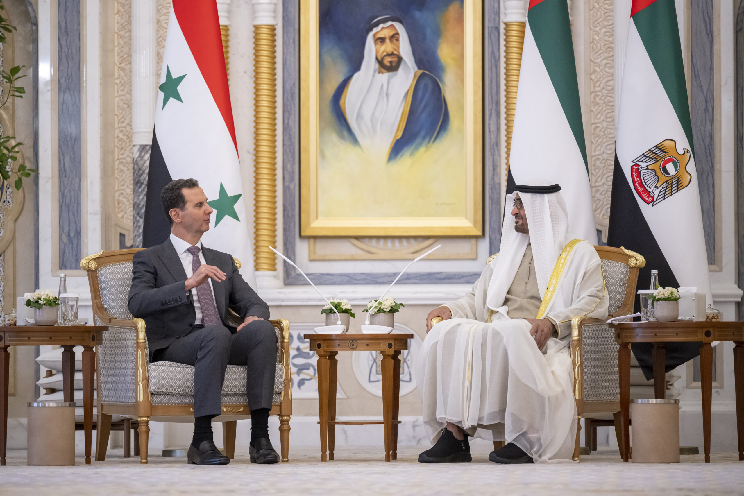 Syrian President Bashar Al Assad visits Abu Dhabi