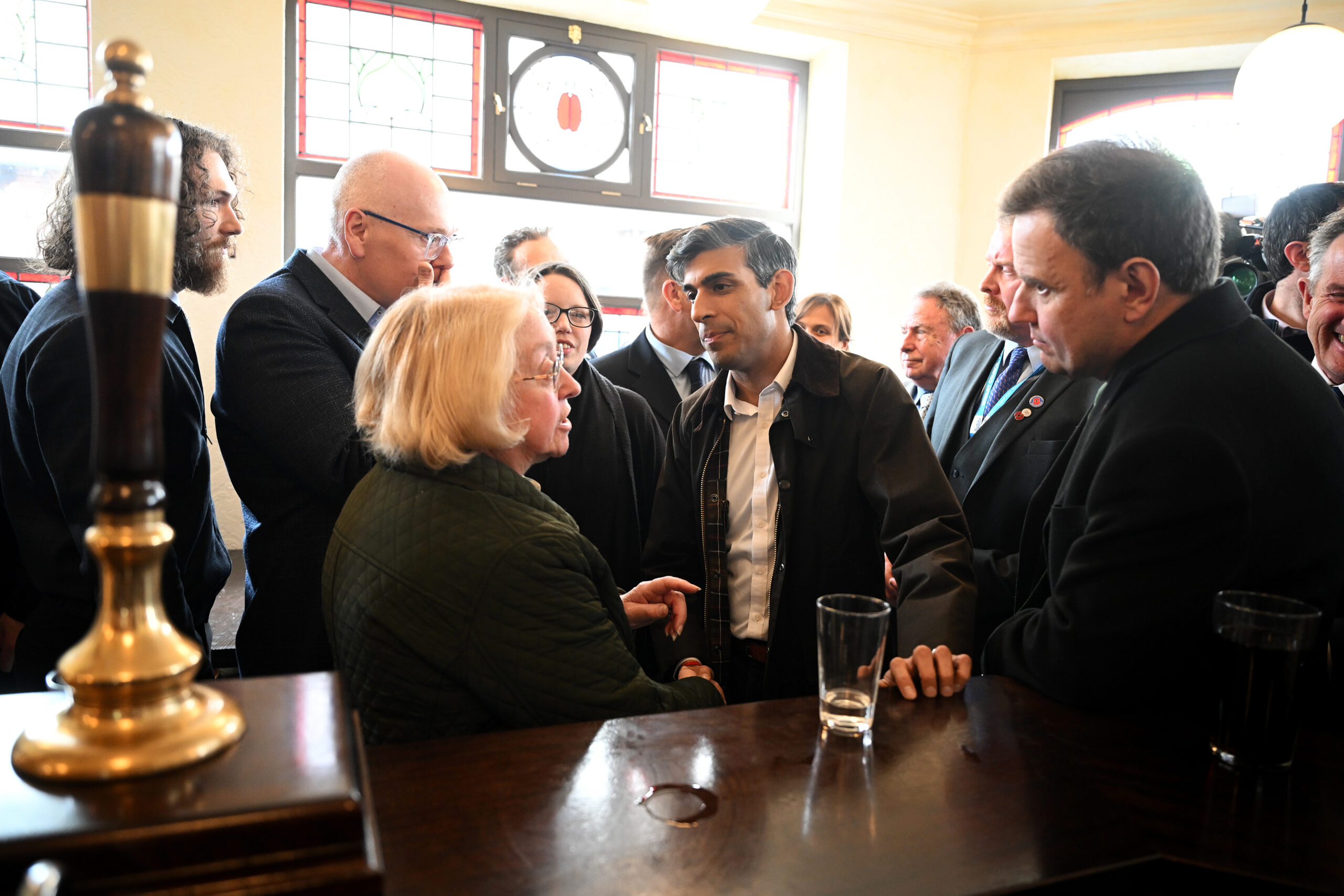 Rishi Sunak Makes A Conservative Party Campaign Visit To Dudley