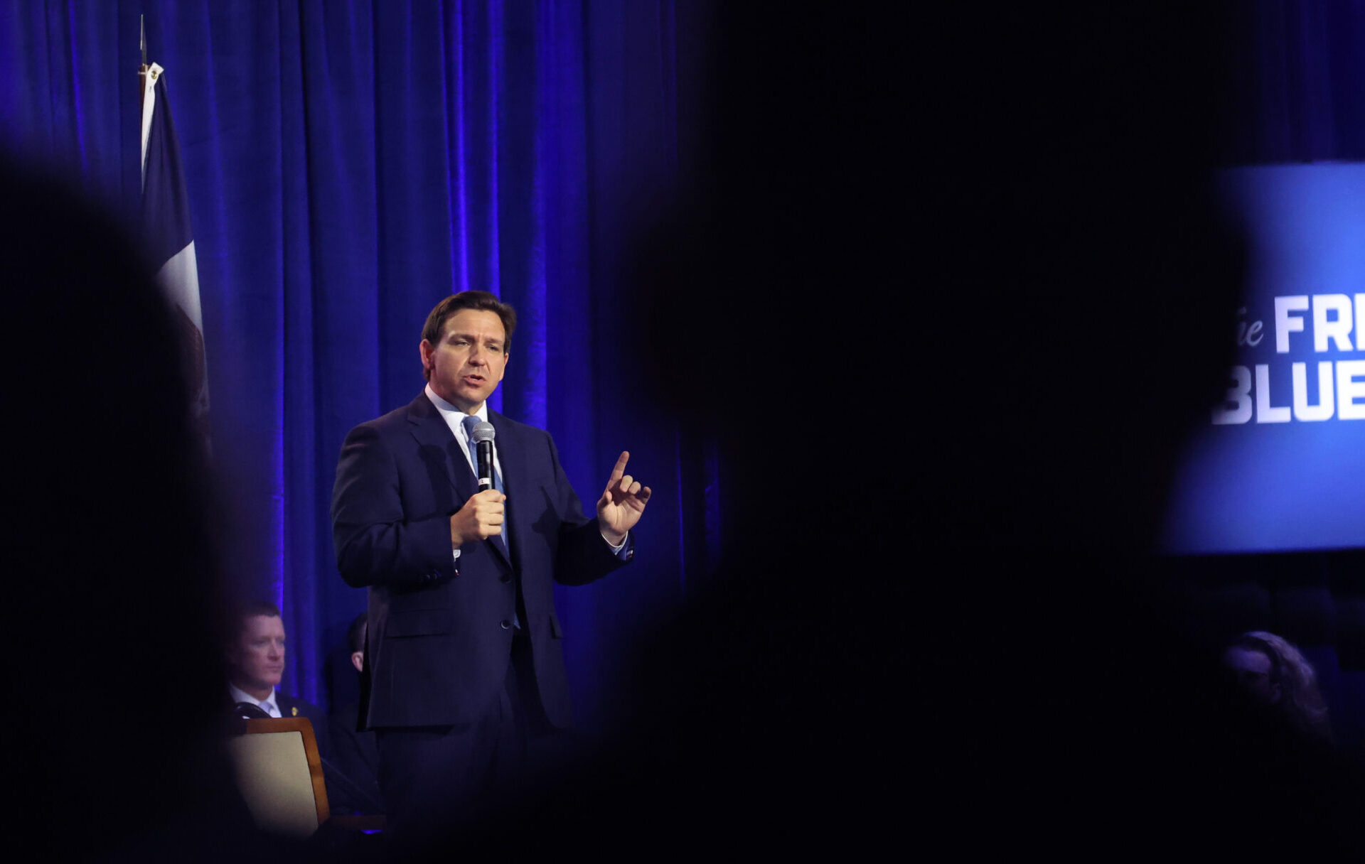 Florida Governor Ron DeSantis Speaks At The Freedom Blueprint In Iowa