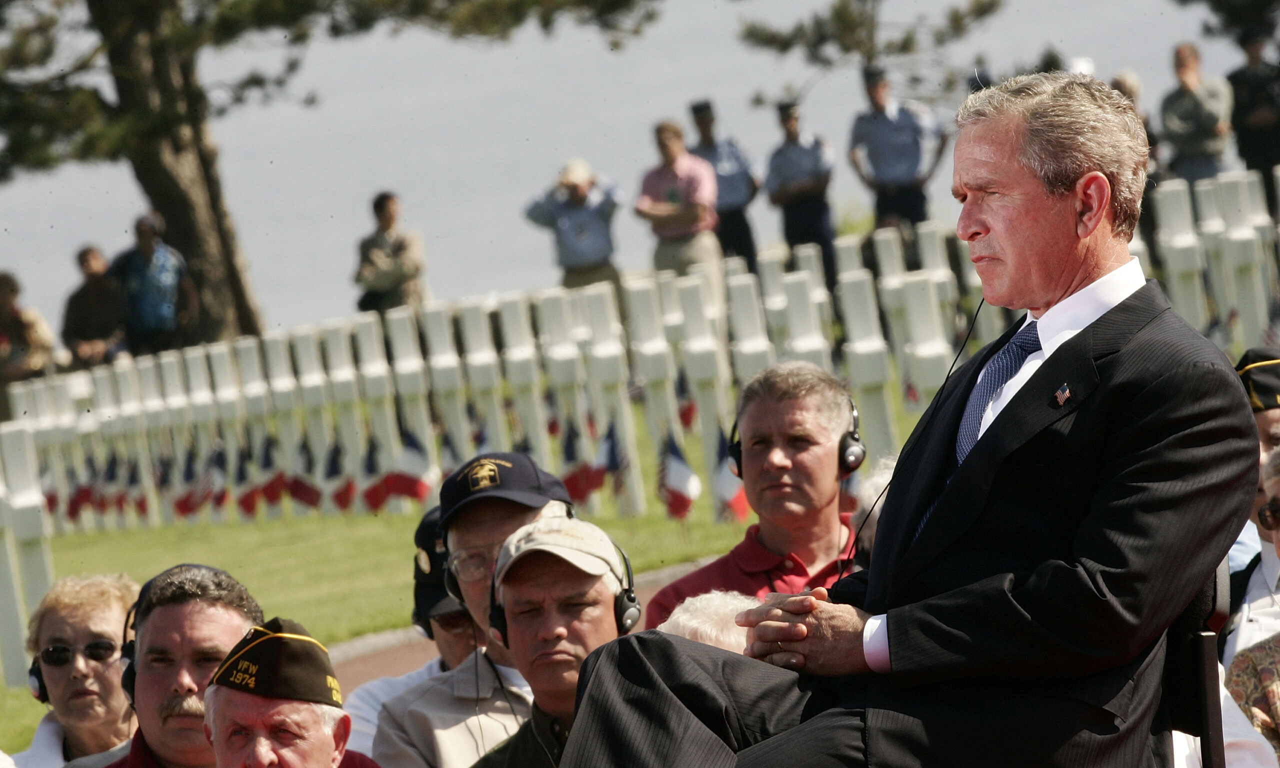 Chirac, Bush Attend D-Day Ceremonies