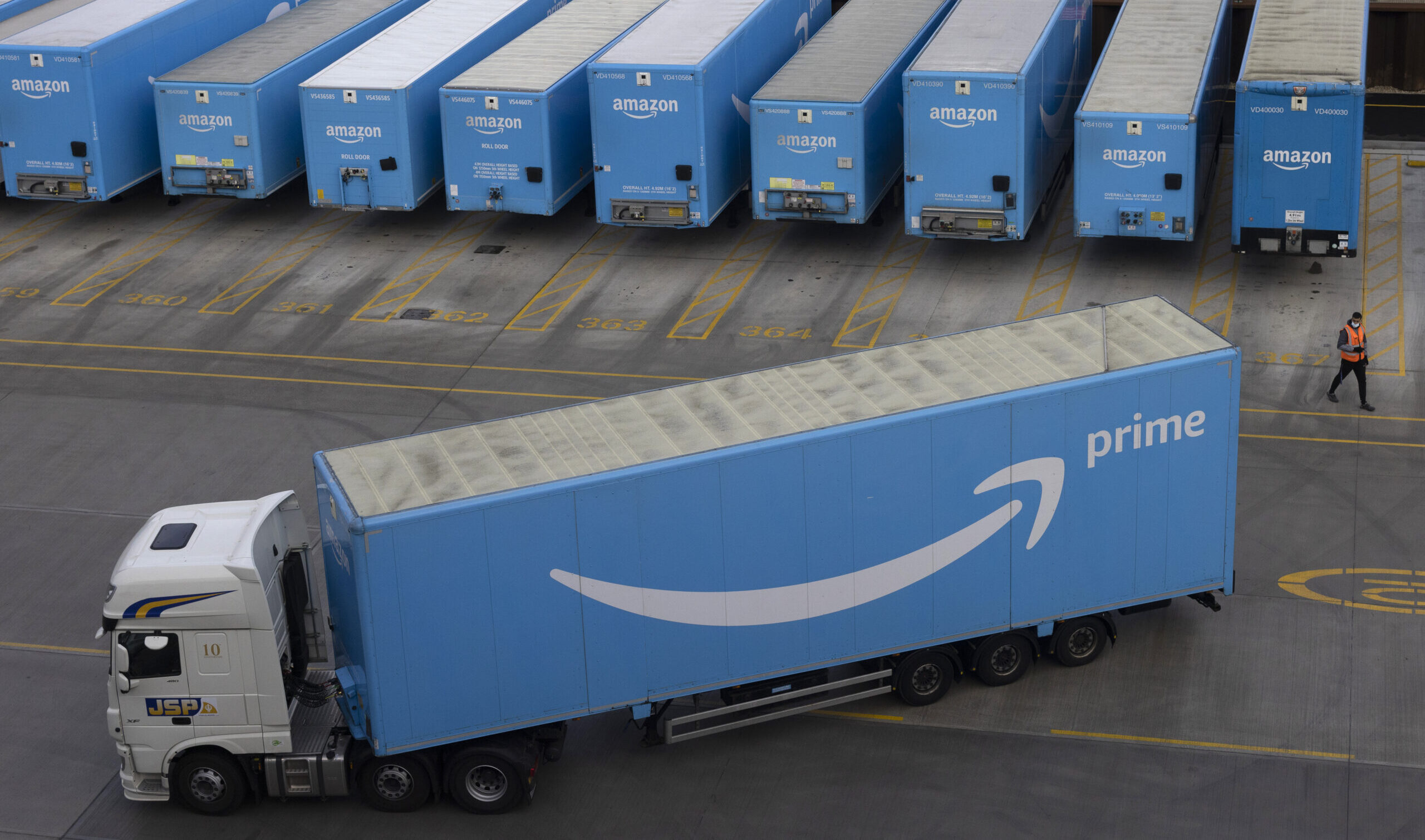 Amazon Fulfillment Centre Prepares Ahead Of Christmas