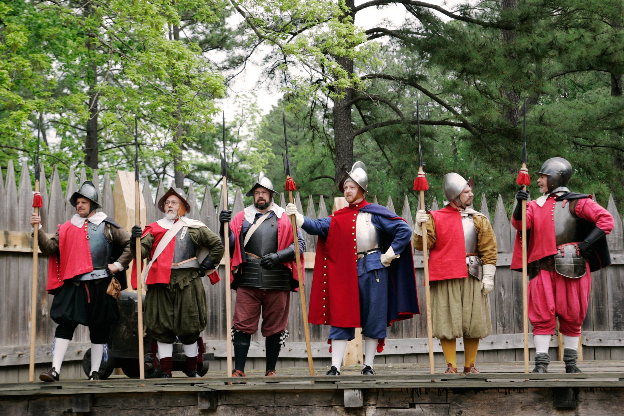 Performers In Jamestown, Virginia, USA