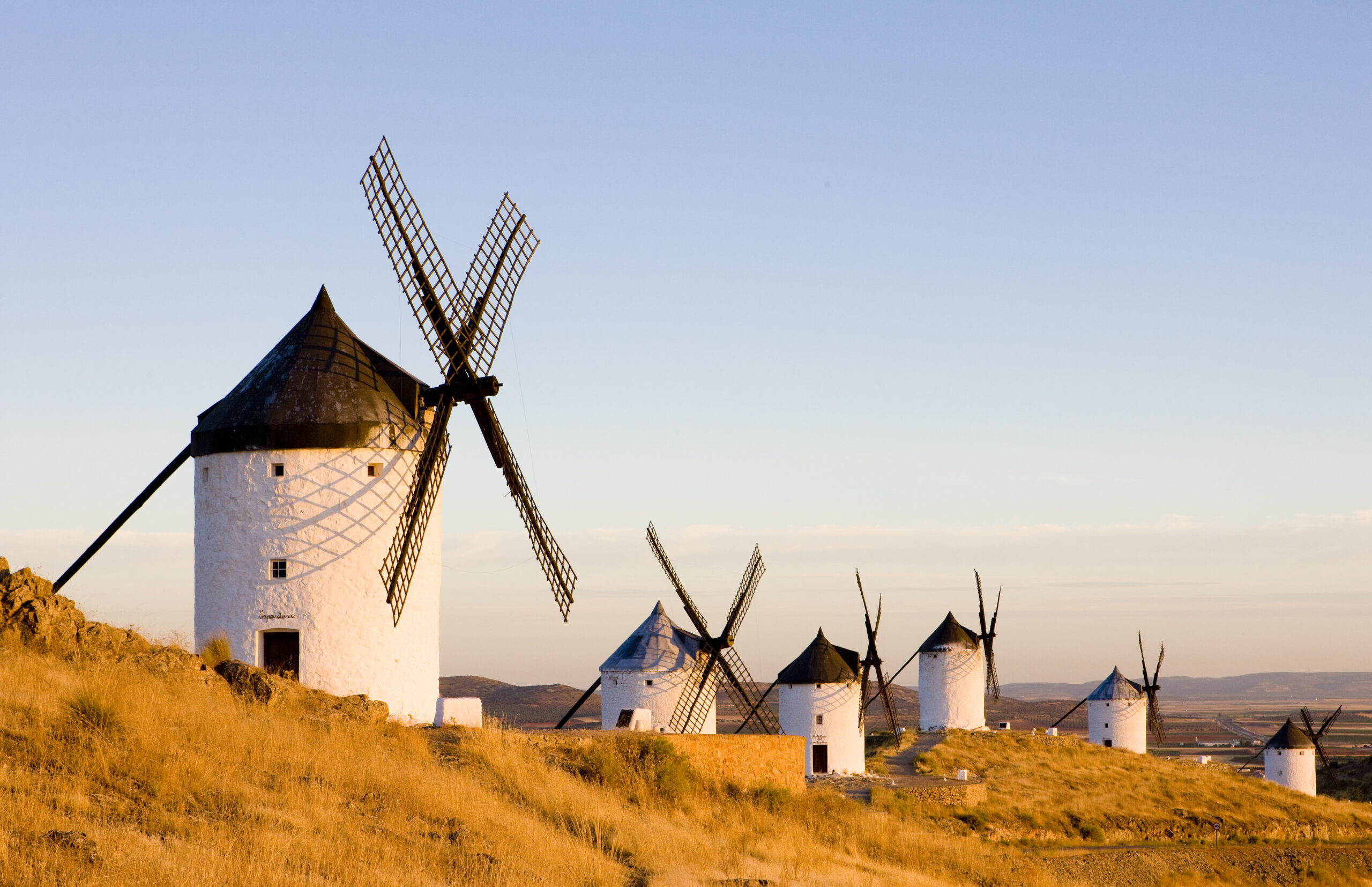 Windmills,,Consuegra,,Castile-la,Mancha,,Spain