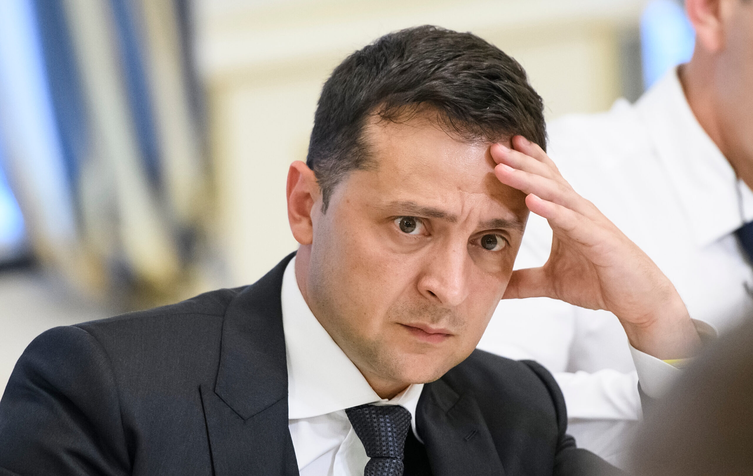 Ukrainian,President,Volodymyr,Zelensky,In,Kyiv,,Ukraine.,August,2019