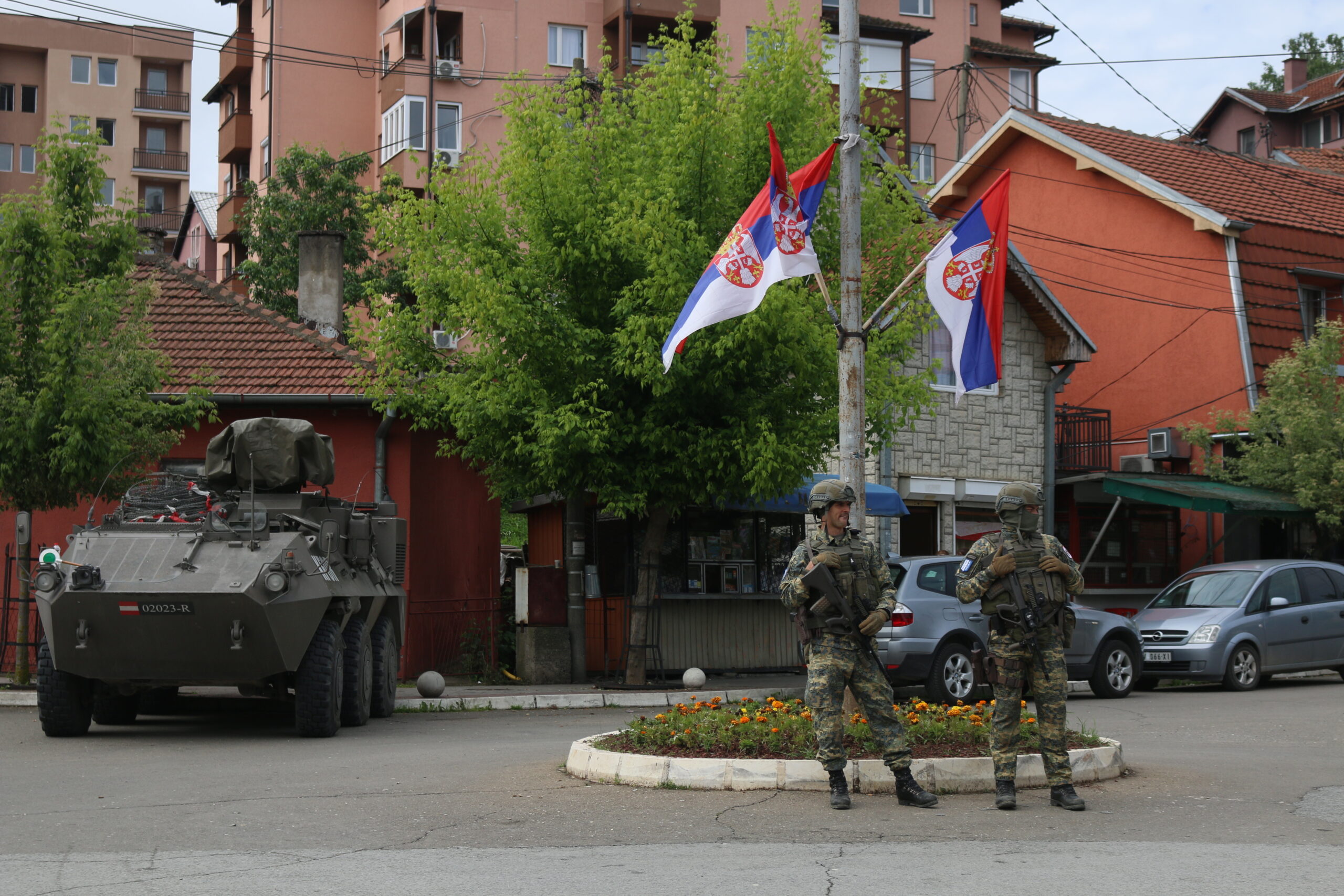 Security measures increase in Zvecan, northern Kosovo